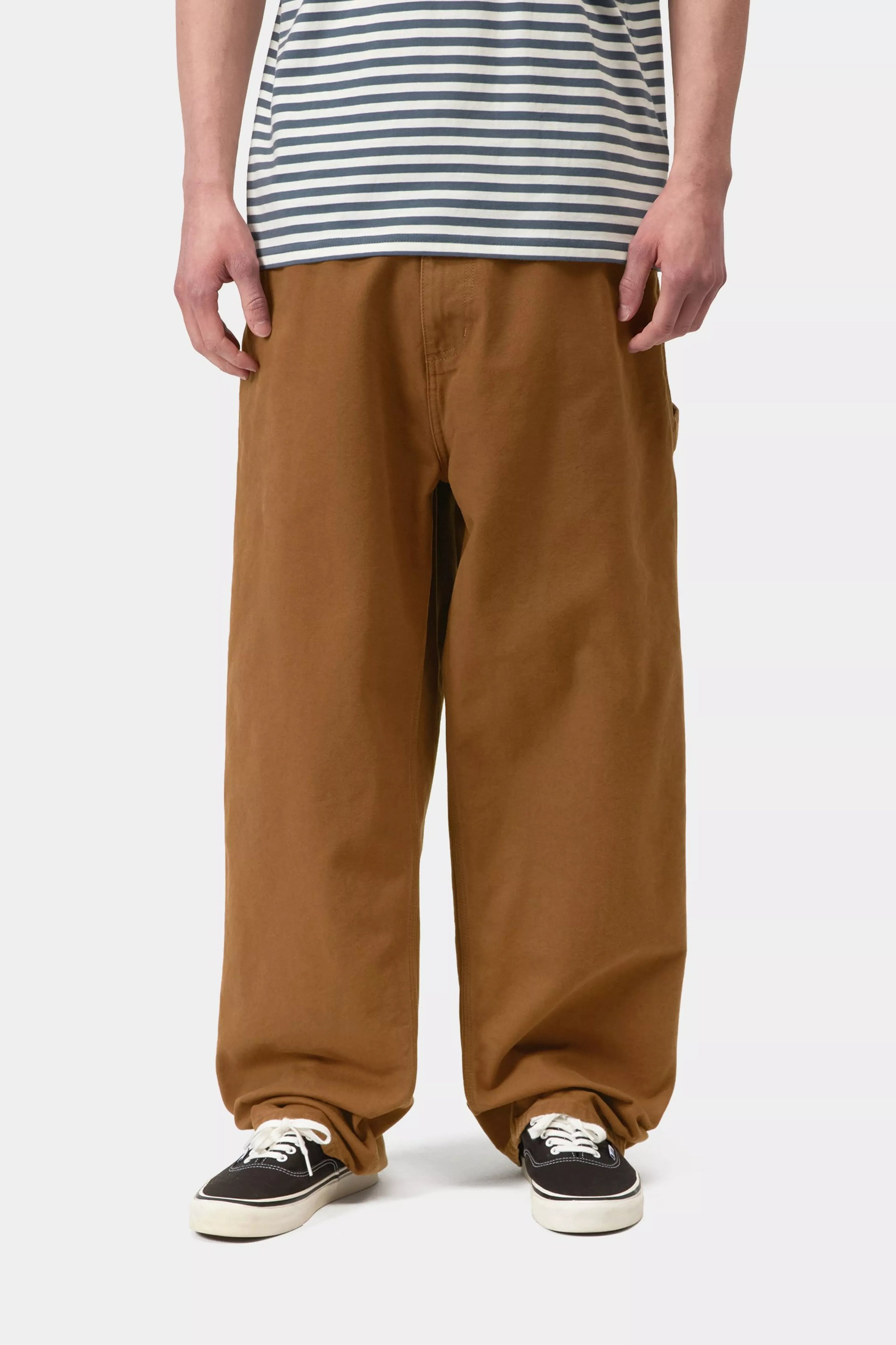 CARHARTT WIP OG Single Knee Pant Hamilton Brown, Stone washed