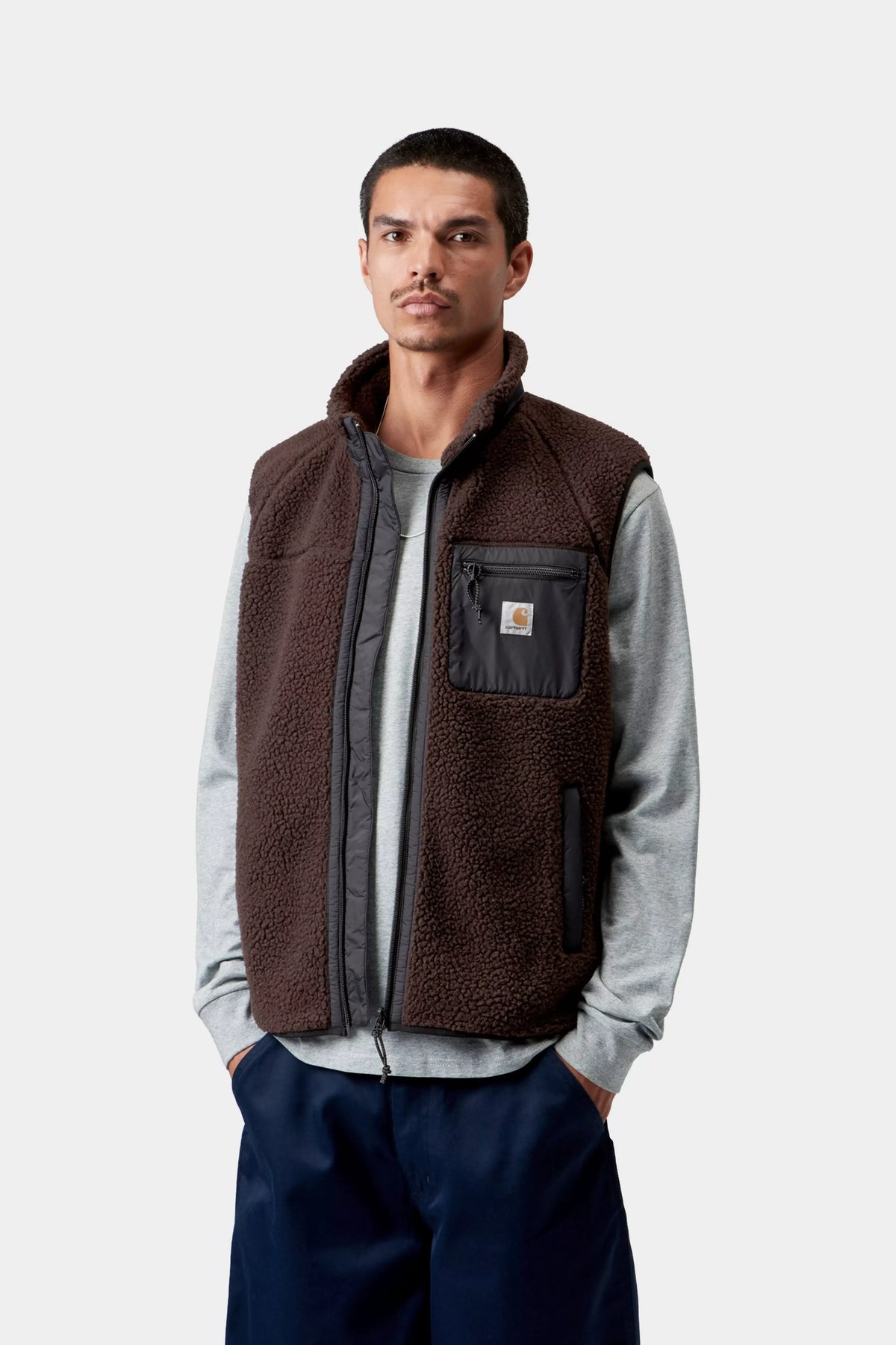 CARHARTT WIP Prentis Vest Liner Palisander / Black
