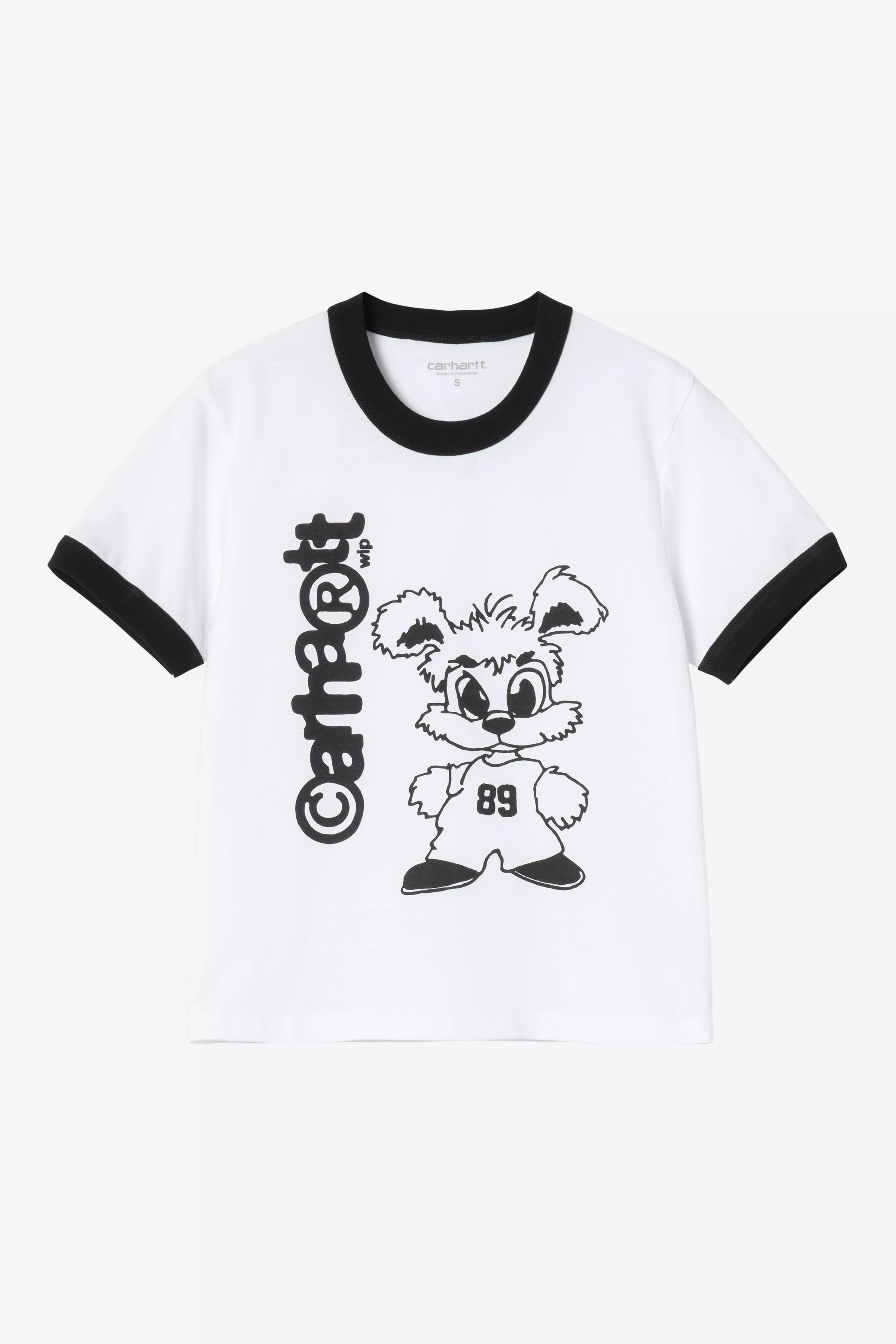 CARHARTT WIP W' S/S IP Ringer T-Shirt White / Black