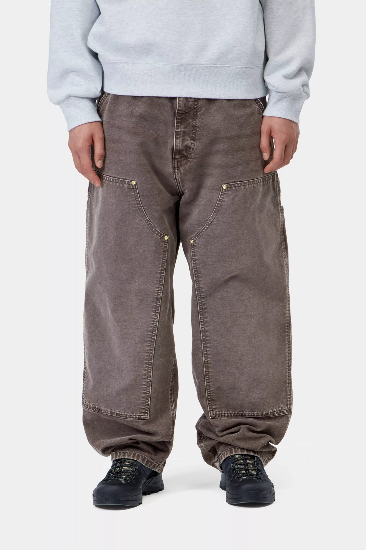 CARHARTT WIP OG Double Knee Pant Tobacco, Destroy wash