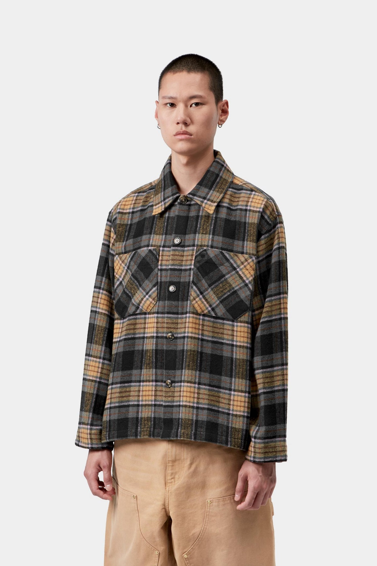 CARHARTT WIP L/S Parson Shirt Parson Check, WIP Dusty H