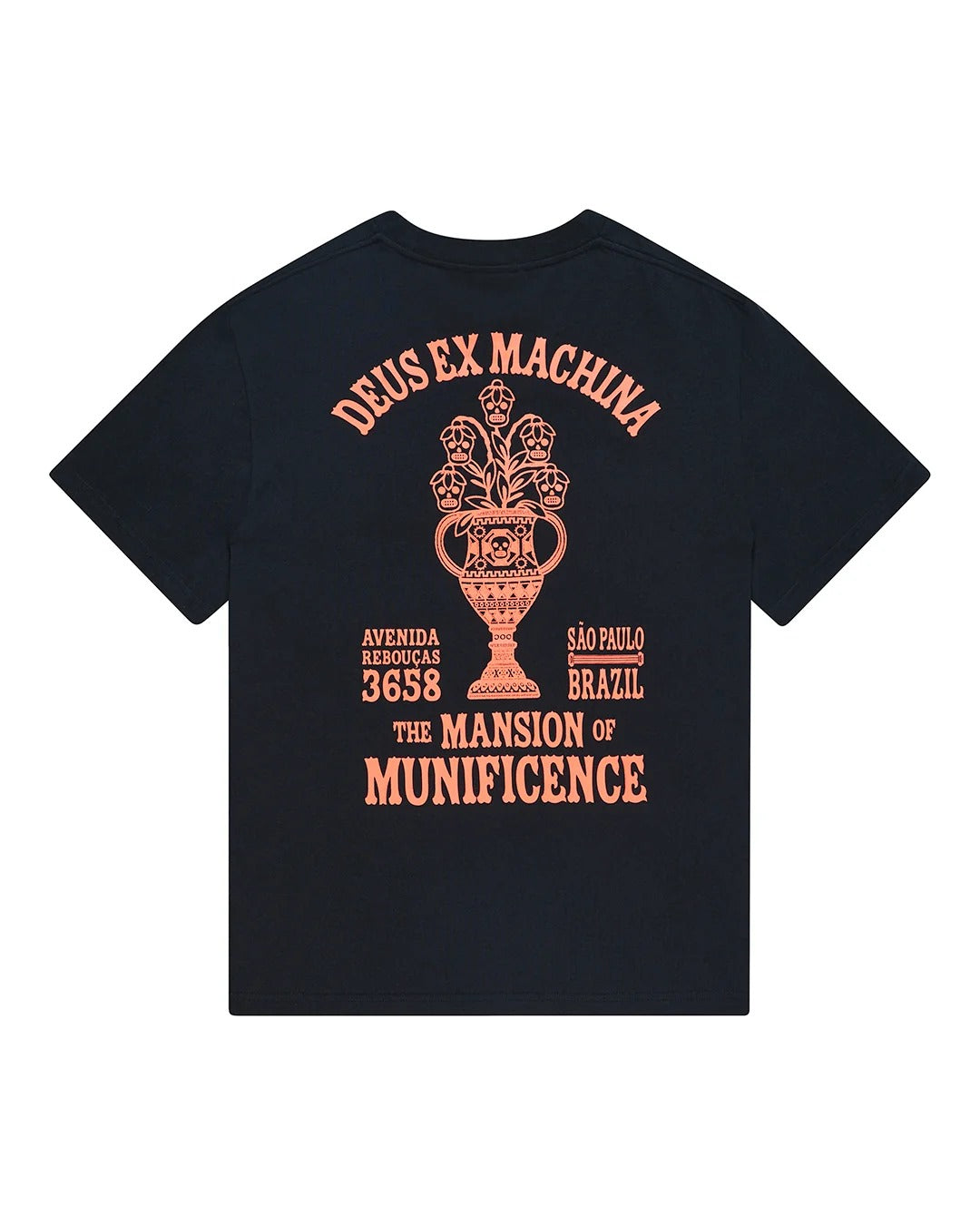 DEUS EX MACHINA Sao Paulo Ceramic Tee Black