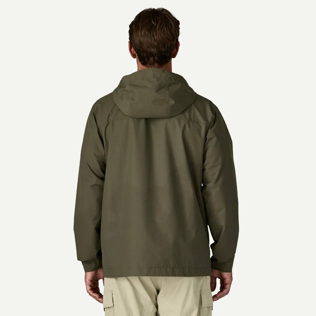 PATAGONIA Men's Outdoor Everyday Rain Jacket Basin Green