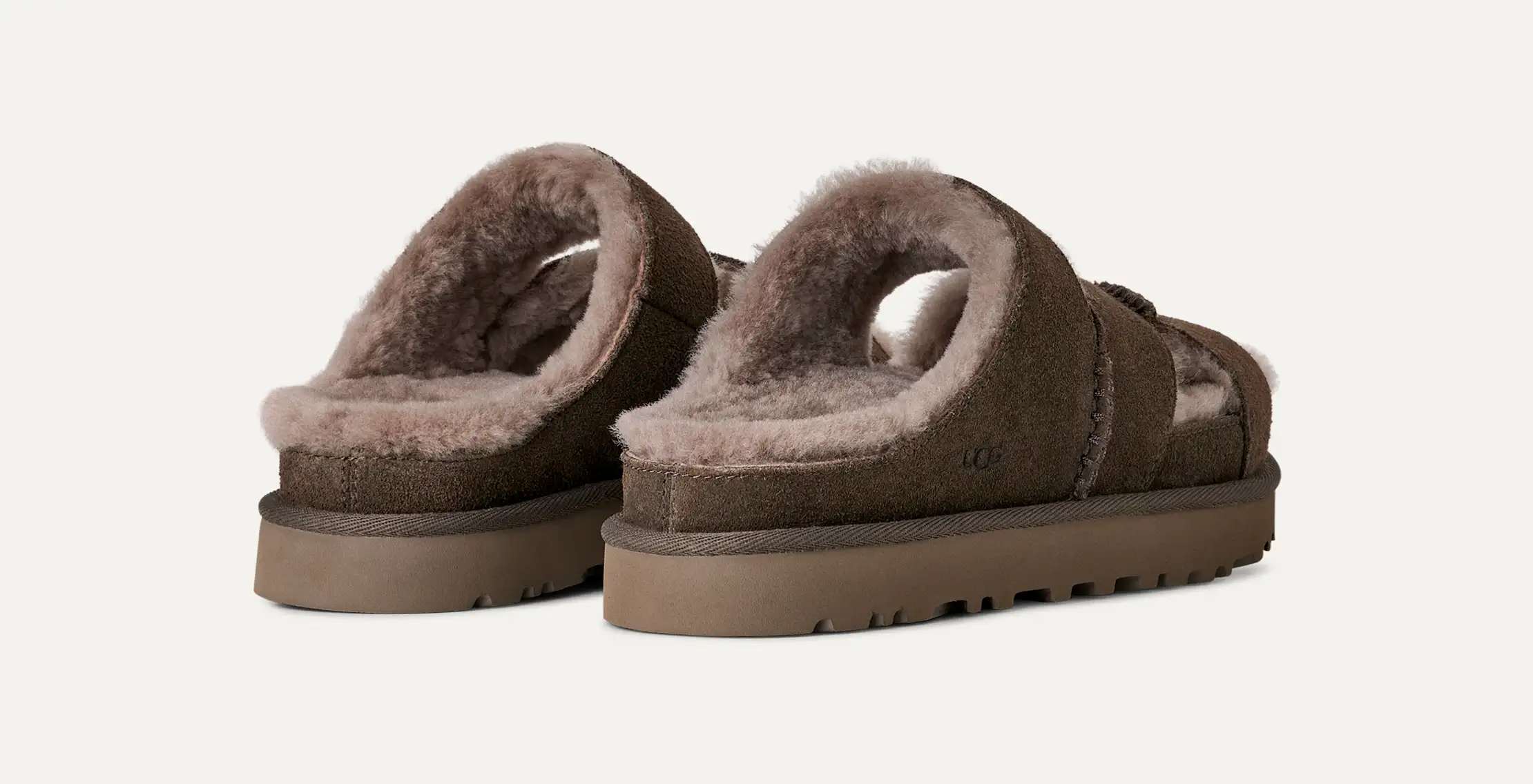 UGG Ciabatte Greenport Cross Strap Dense Smoke