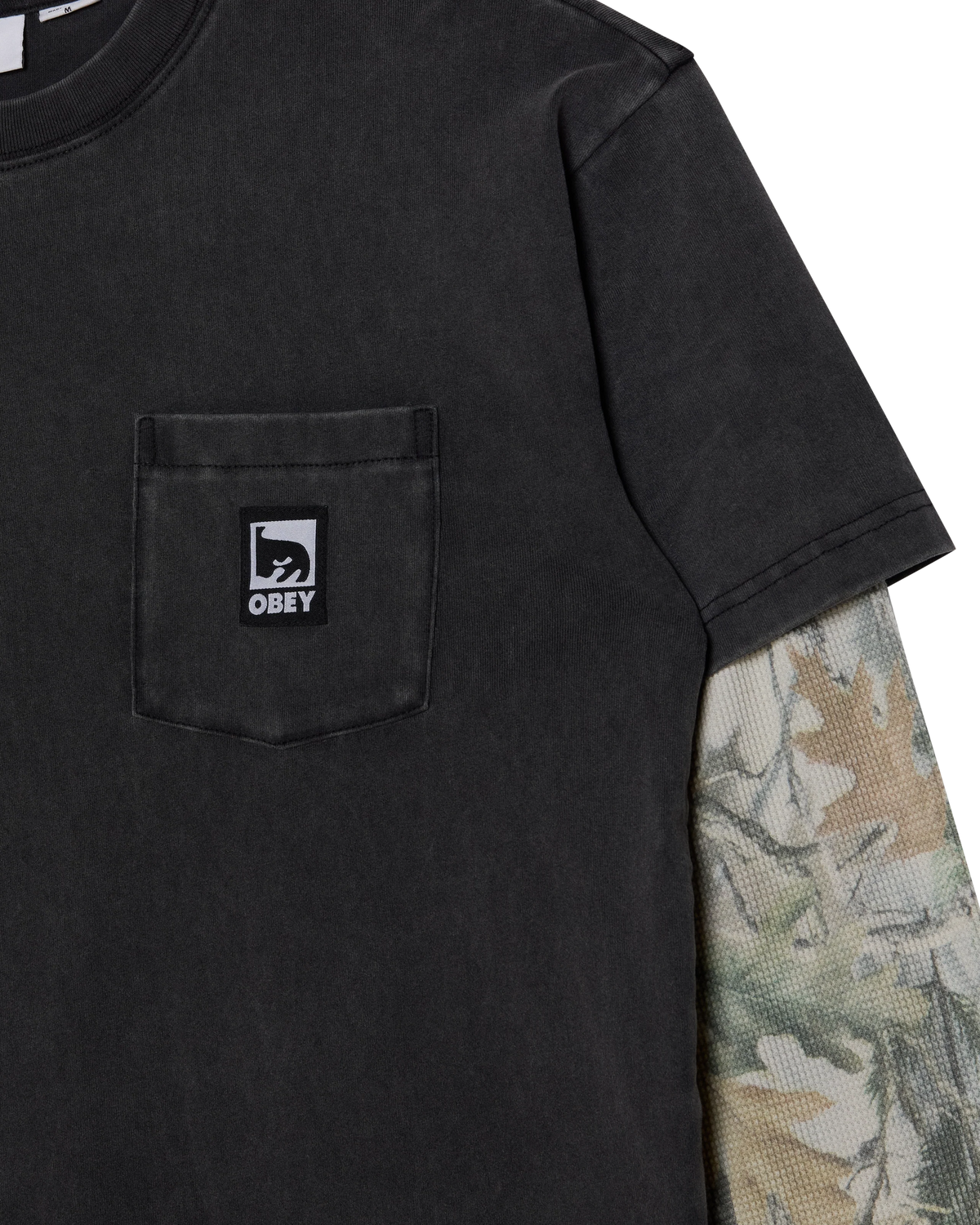 OBEY TPOST 2FER SHIRT Dusty Black Limo Multi