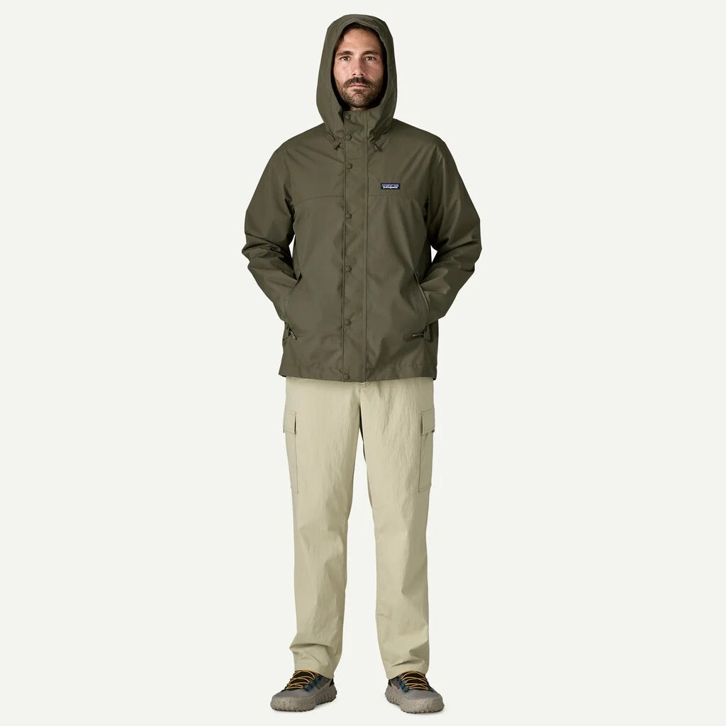 PATAGONIA Men's Outdoor Everyday Rain Jacket Basin Green