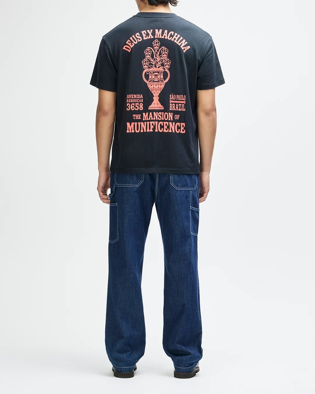 DEUS EX MACHINA Sao Paulo Ceramic Tee Black