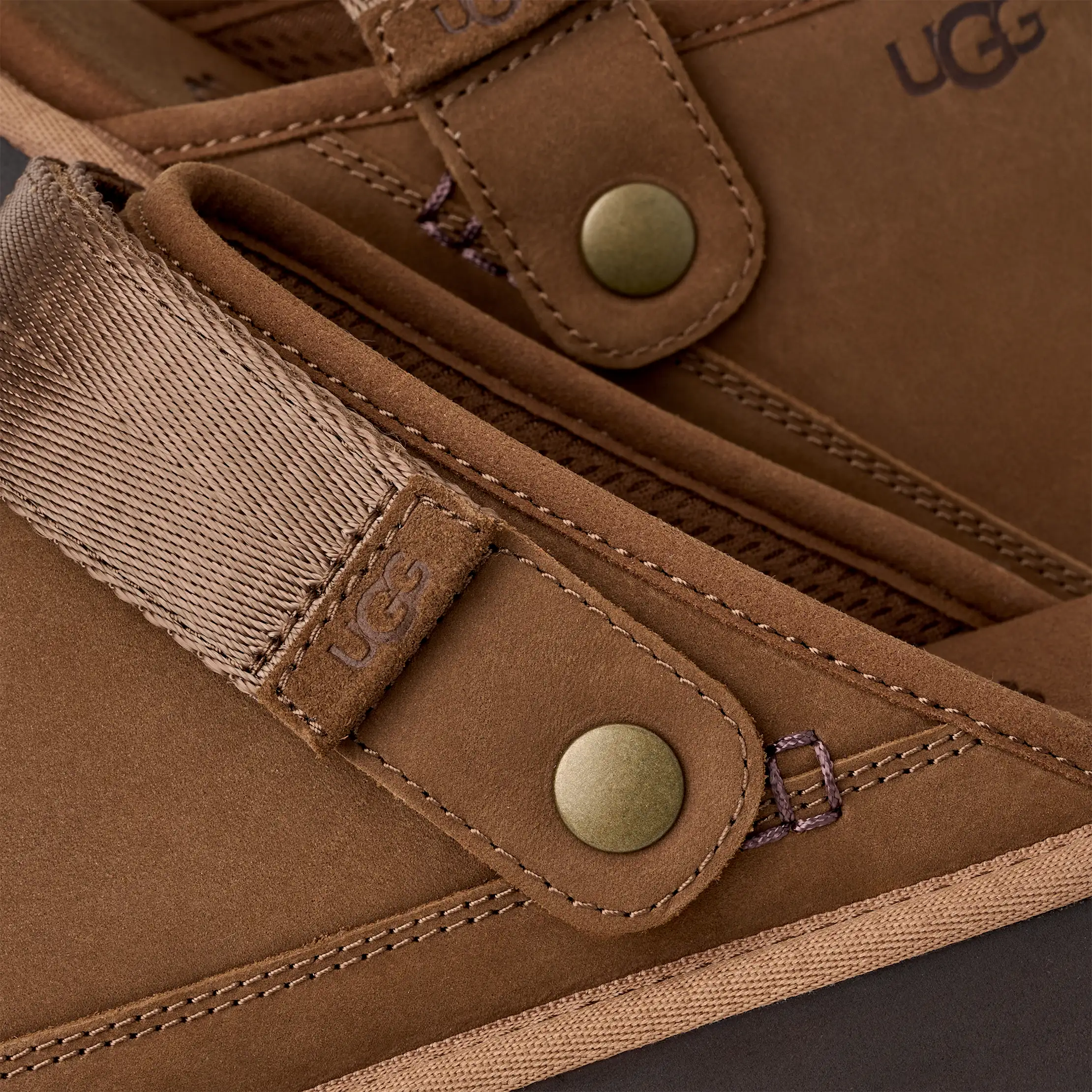 UGG Sabot Uomo Goldencoast II Nubuck Dark Chestnut