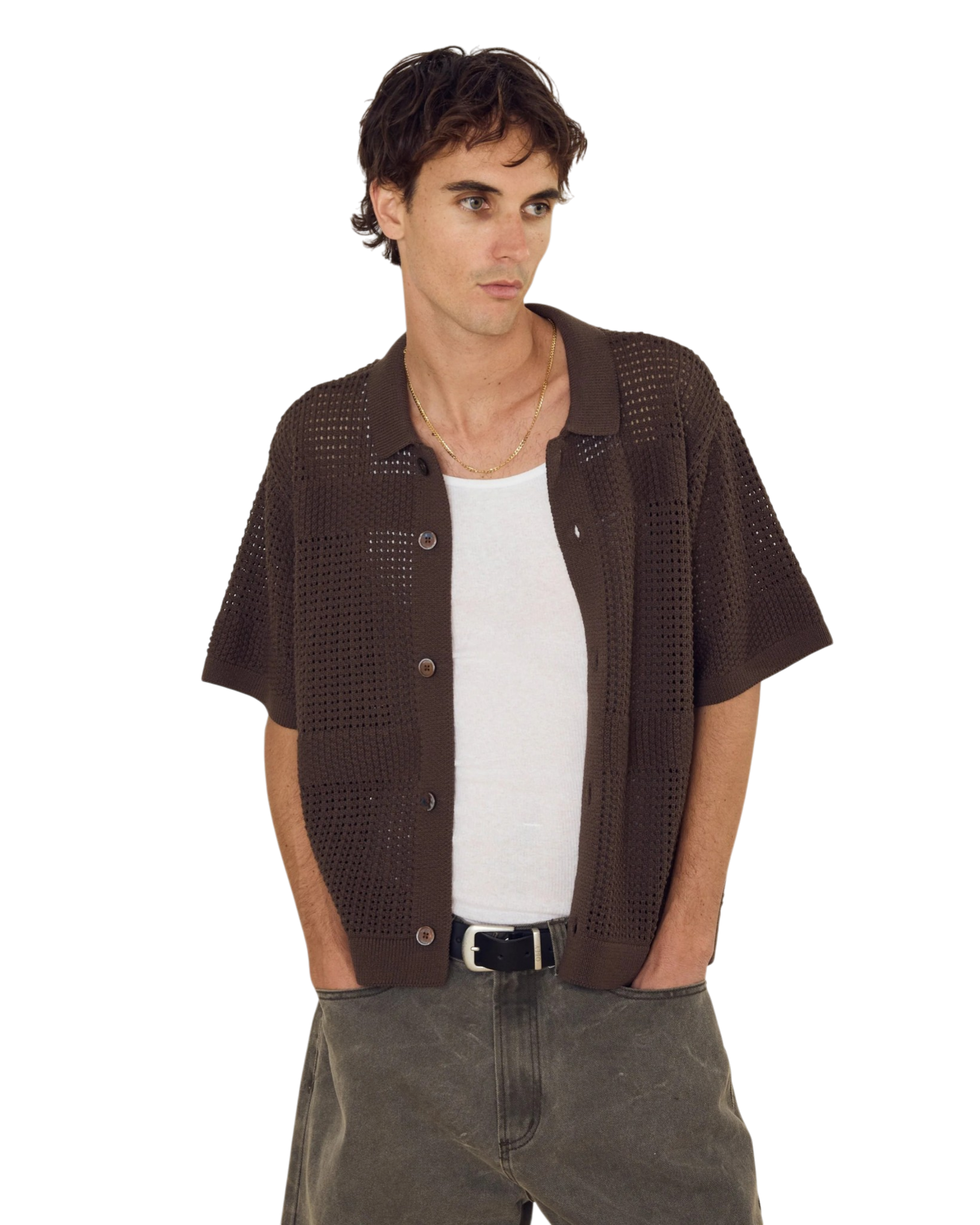 OBEY Zach Shirt Wren