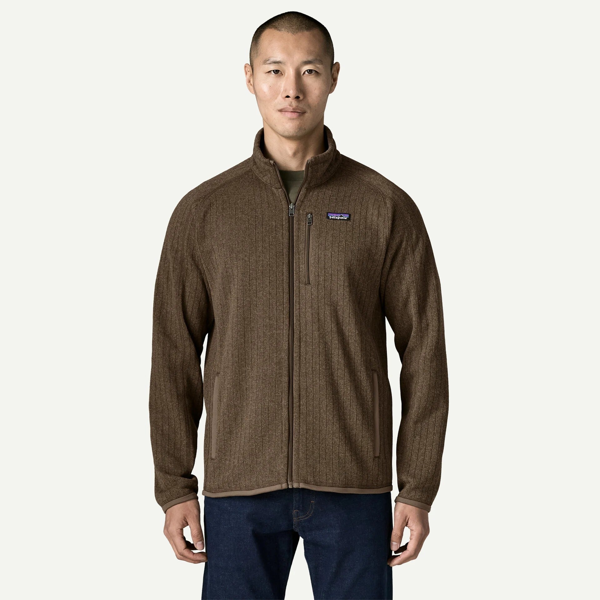 PATAGONIA Men's Better Sweater™ Fleece Jacket Marlow Brown Rib Knit