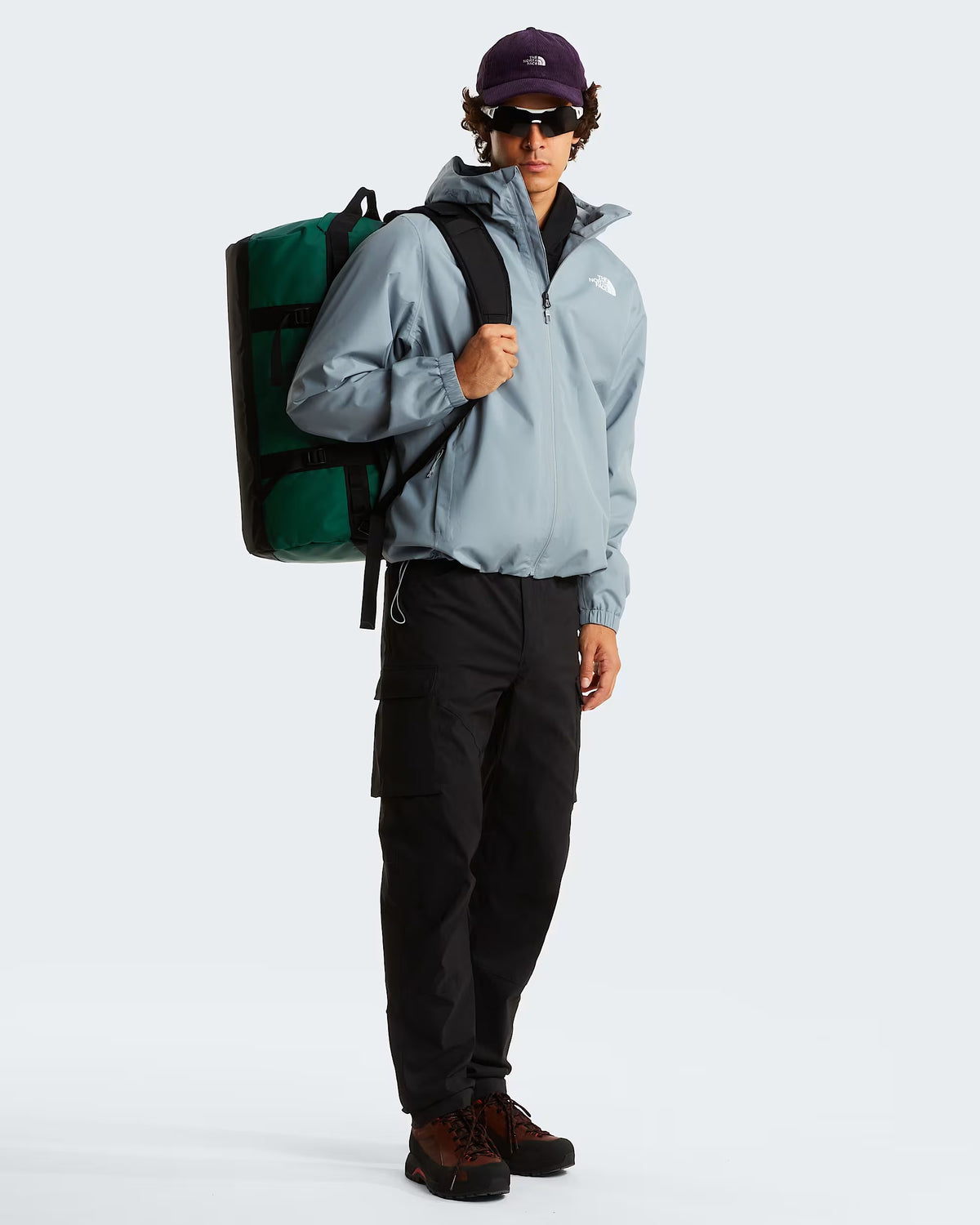 THE NORTH FACE Borsone Base Camp Duffel 50L - S Evergreen-TNF Black