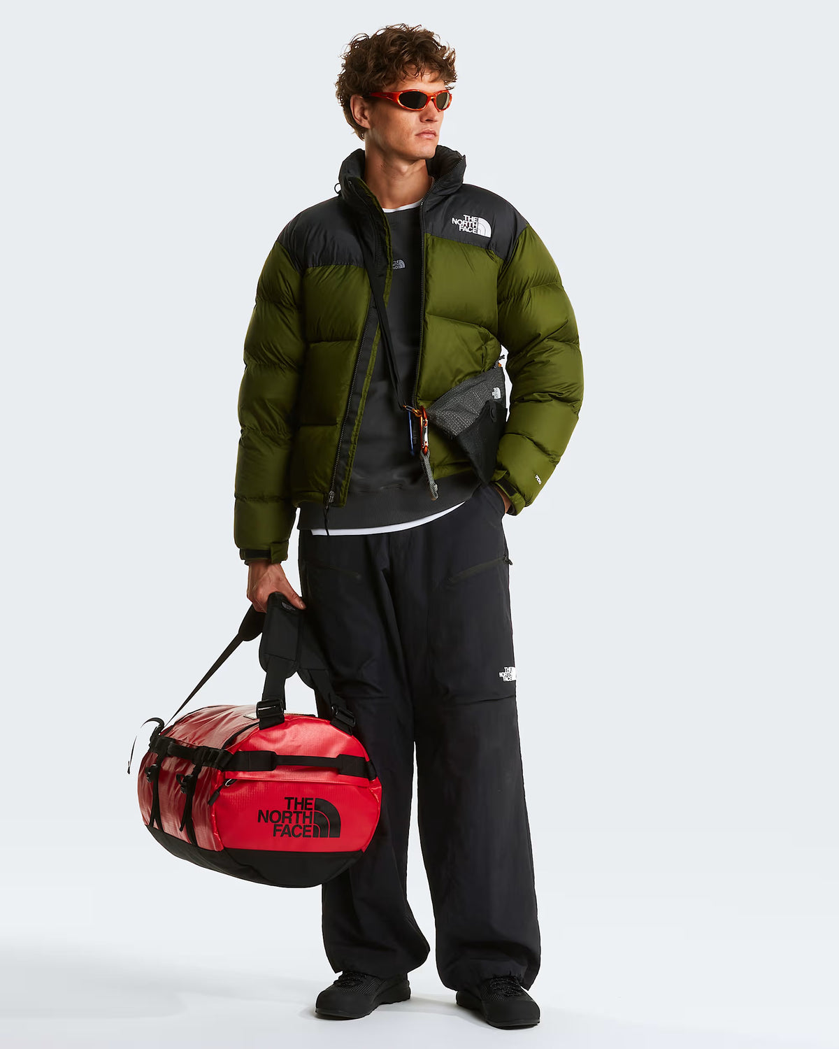 THE NORTH FACE Borsone Base Camp Duffel 50L - S TNF Red-TNF Black-NPF