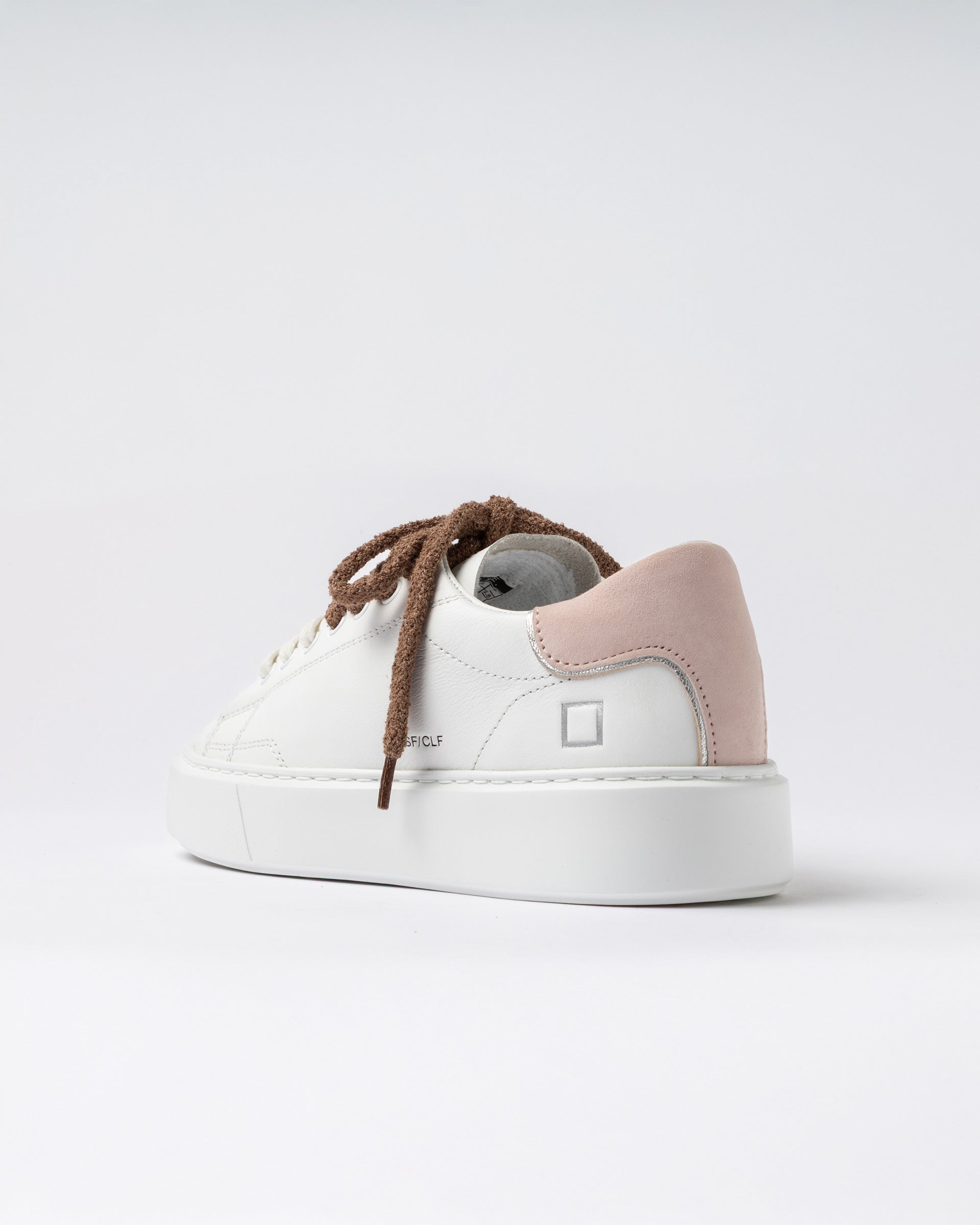 D.A.T.E. SFERA CALF White Pink
