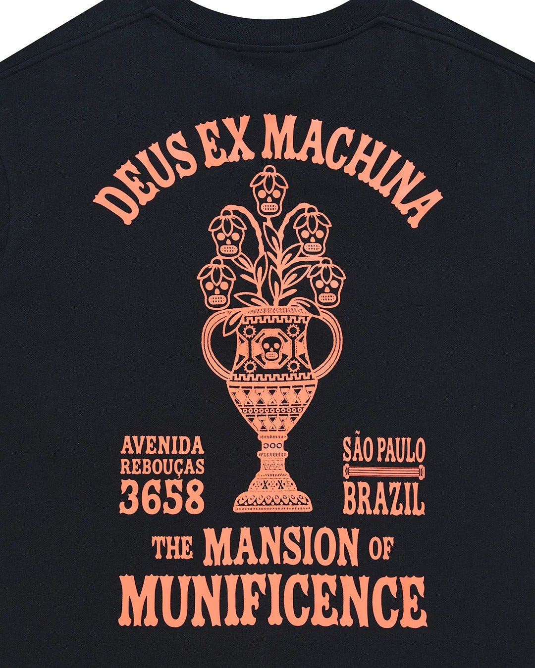 DEUS EX MACHINA Sao Paulo Ceramic Tee Black