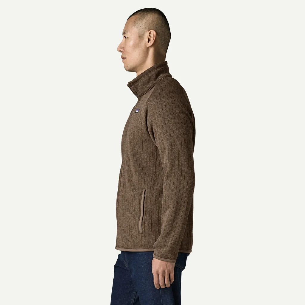 PATAGONIA Men's Better Sweater™ Fleece Jacket Marlow Brown Rib Knit