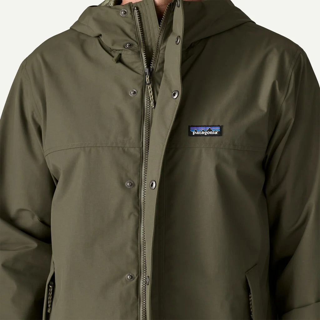 PATAGONIA Men's Outdoor Everyday Rain Jacket Basin Green