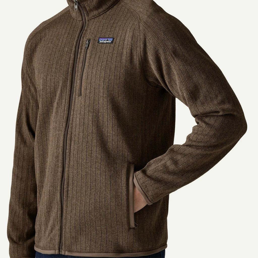 PATAGONIA Men's Better Sweater™ Fleece Jacket Marlow Brown Rib Knit
