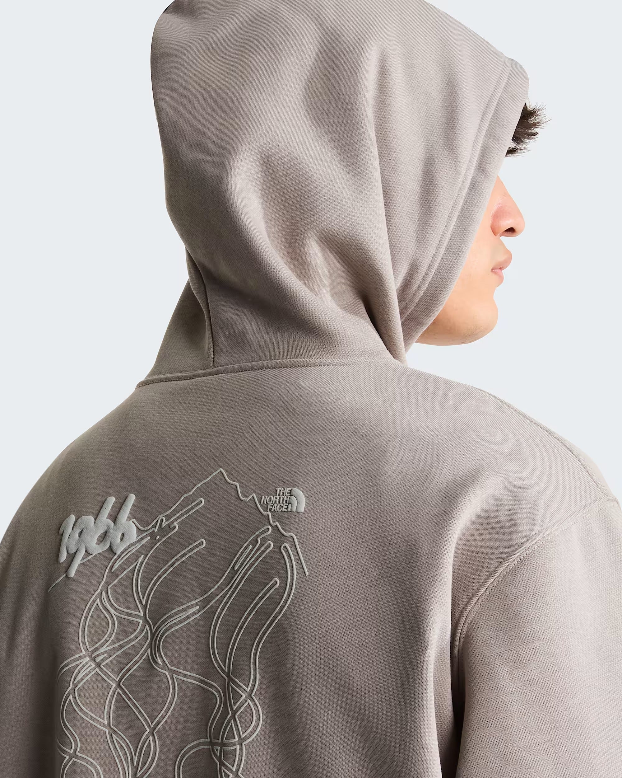 THE NORTH FACE Felpa con cappuccio NSE Slopes Relaxed Graphic Stone Slab