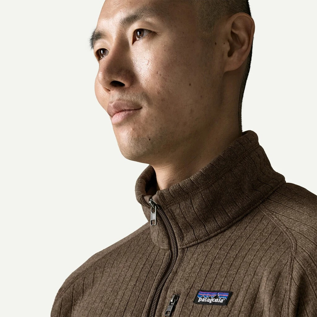 PATAGONIA Men's Better Sweater™ Fleece Jacket Marlow Brown Rib Knit
