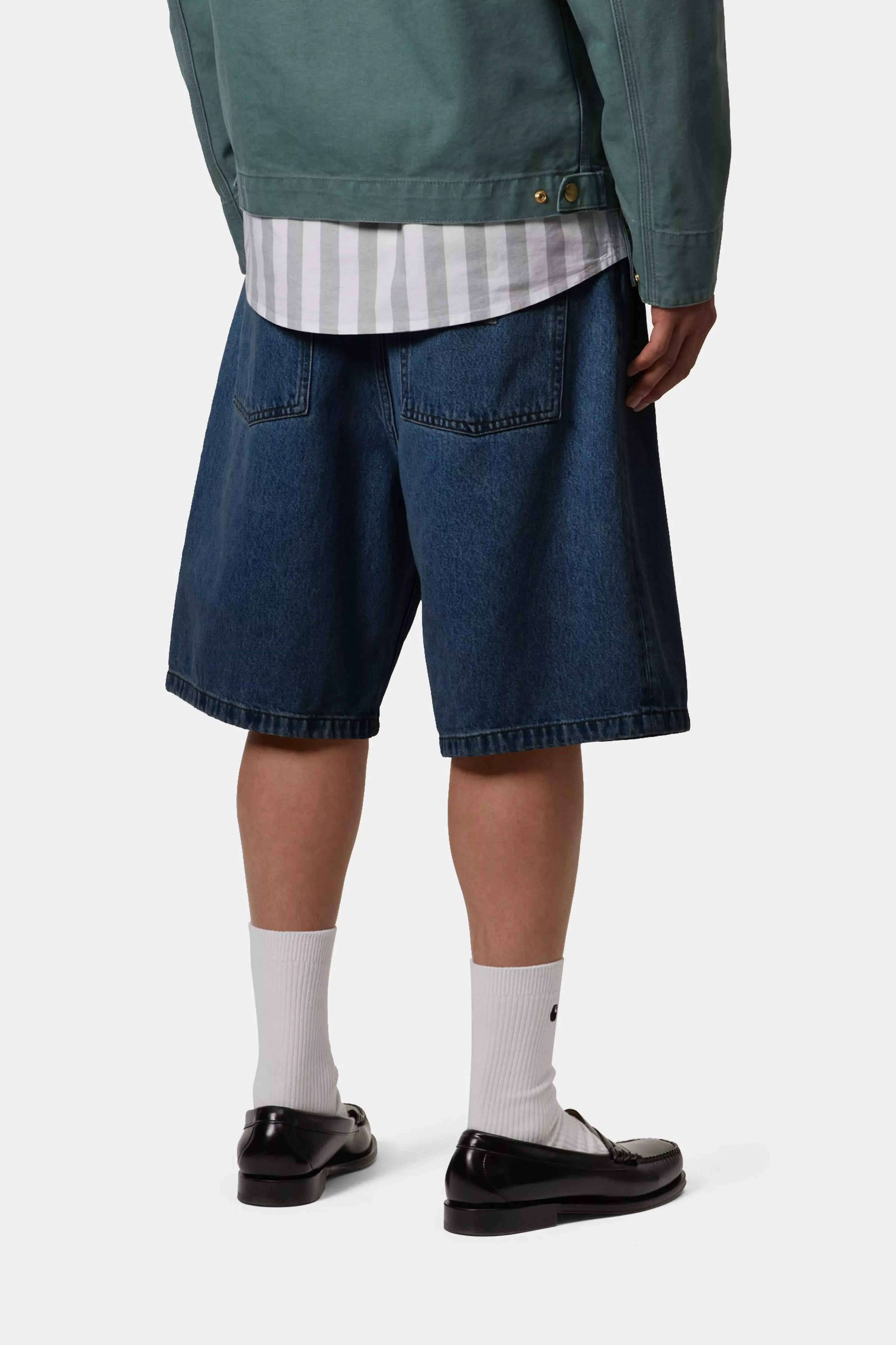 CARHARTT WIP Brandon Short Blue Stone washed