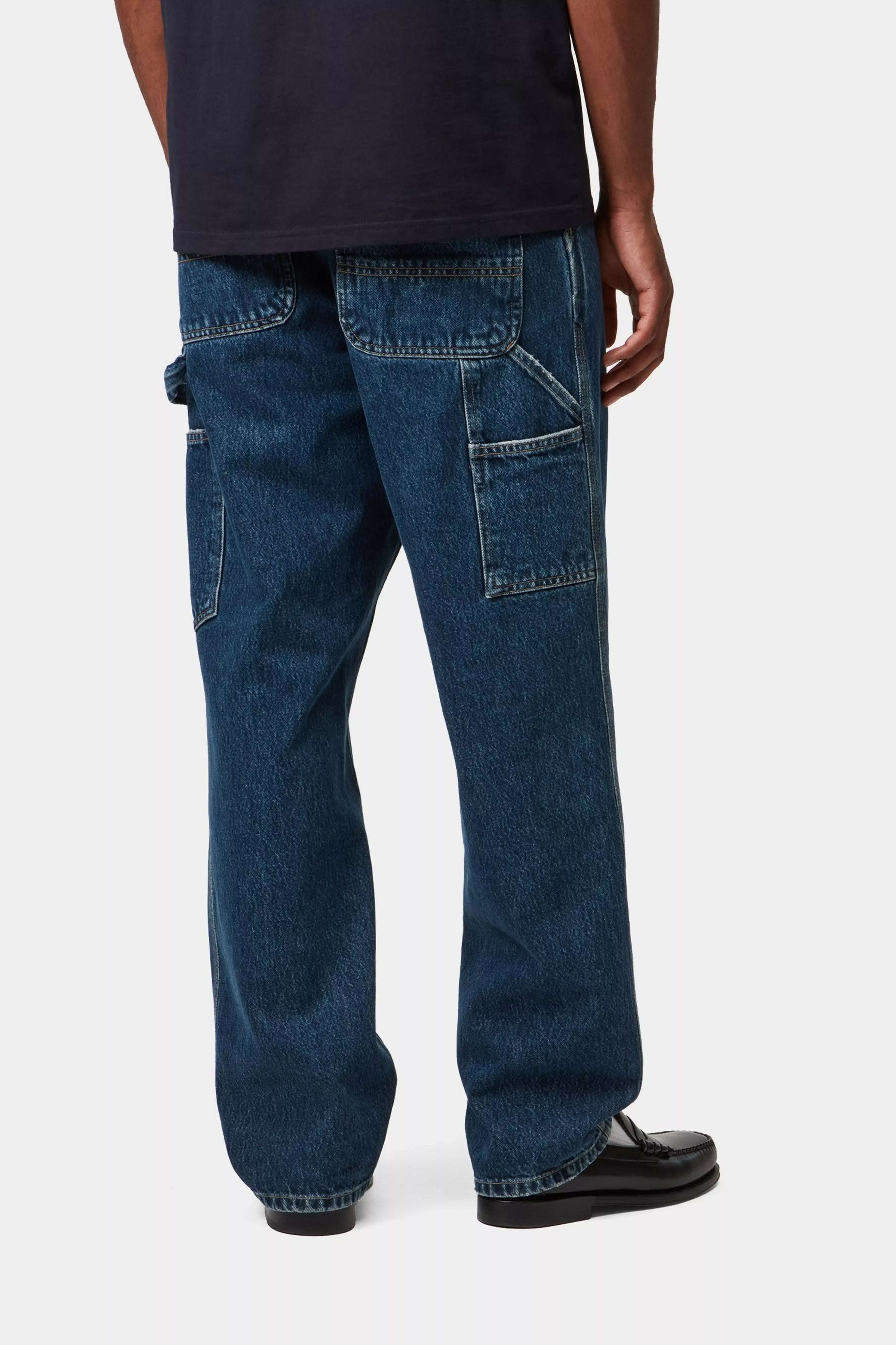 CARHARTT WIP Single Knee Pant Blue Stone washed