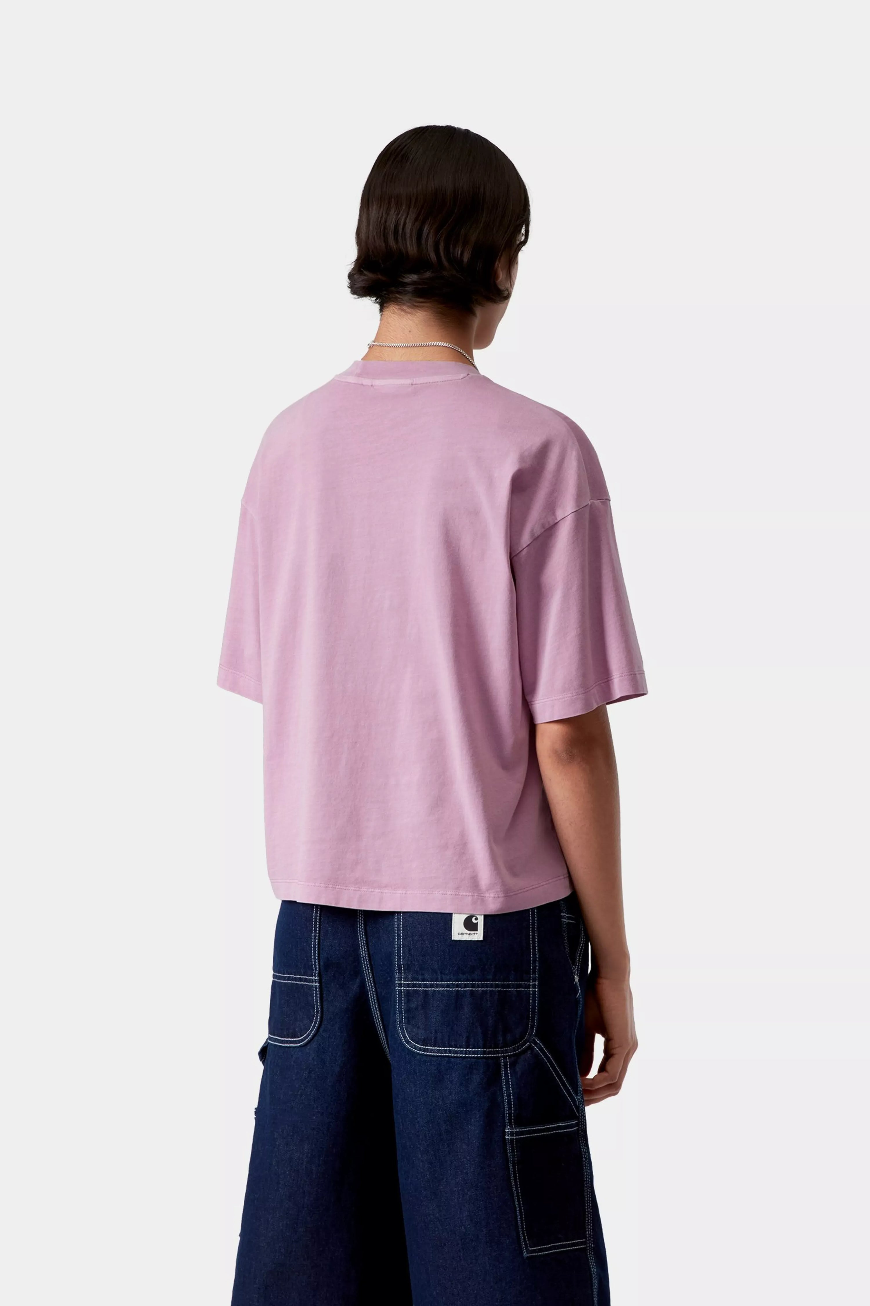CARHARTT WIP W' S/S Nelson T-Shirt Gentle Purple Garment dyed