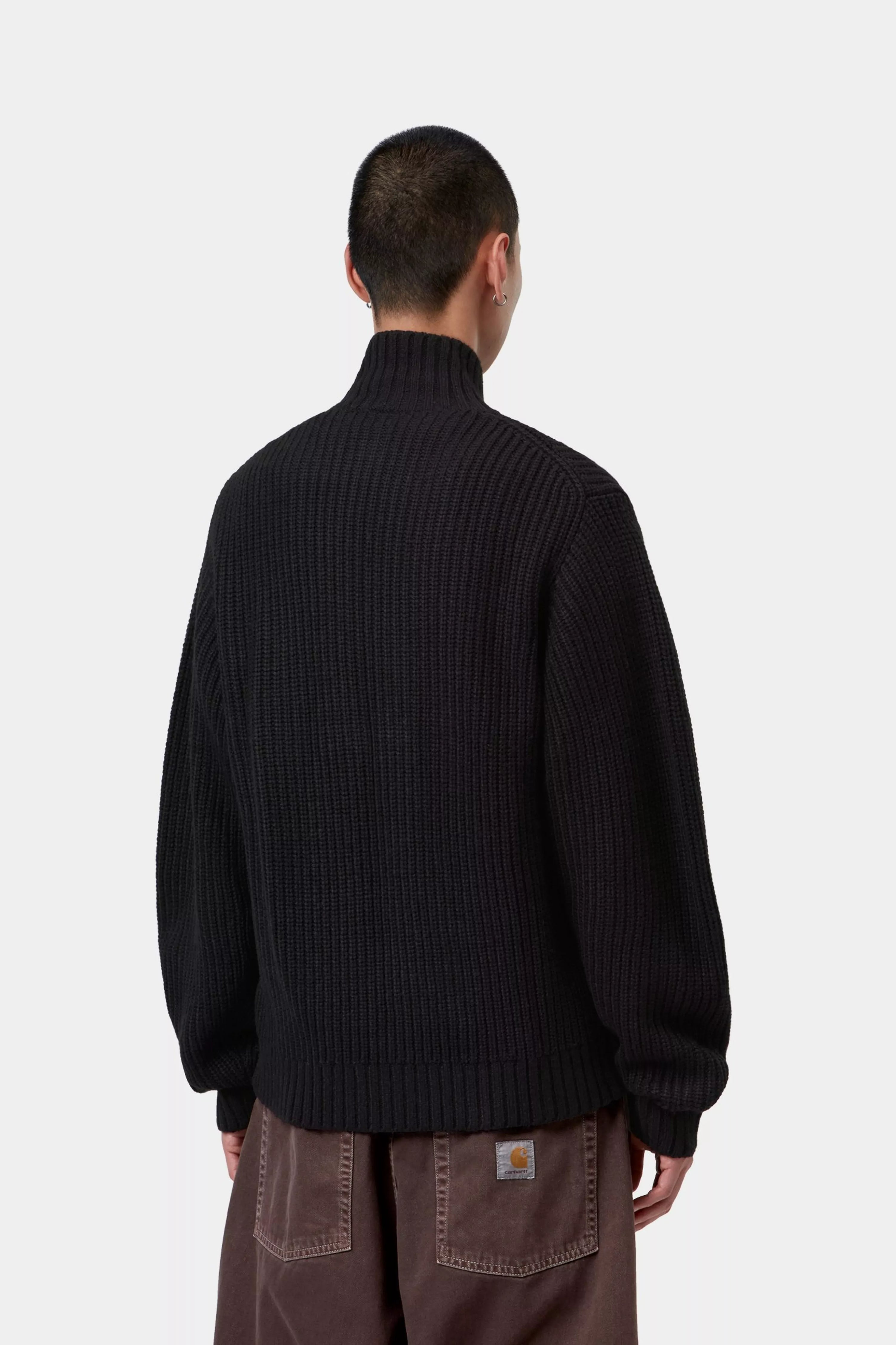 CARHARTT WIP Detroit Half Zip Sweater Black