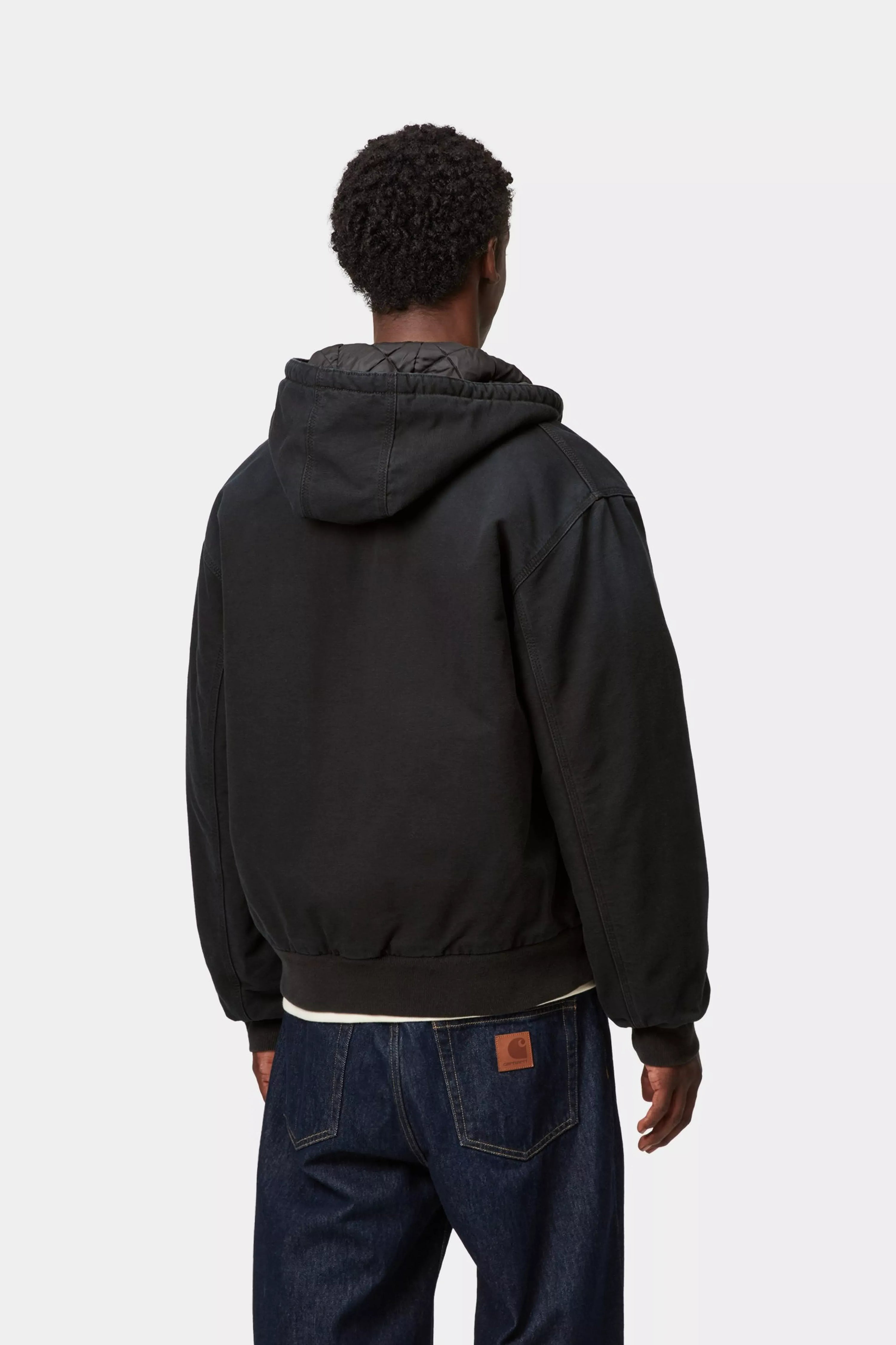 CARHARTT WIP OG Active Jacket Black, Stone canvas