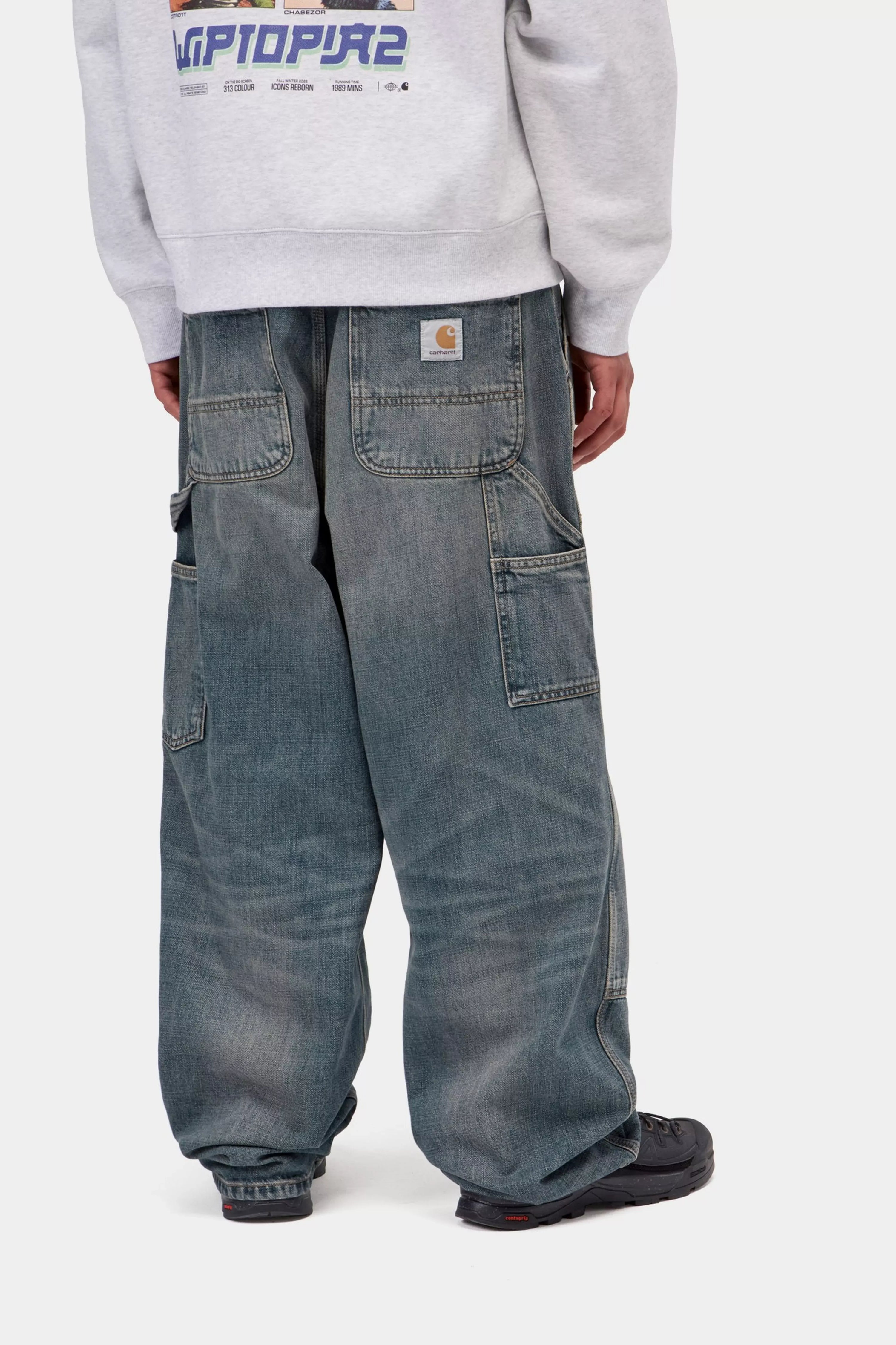 CARHARTT WIP Oakland Pant Blue, Worn used wash