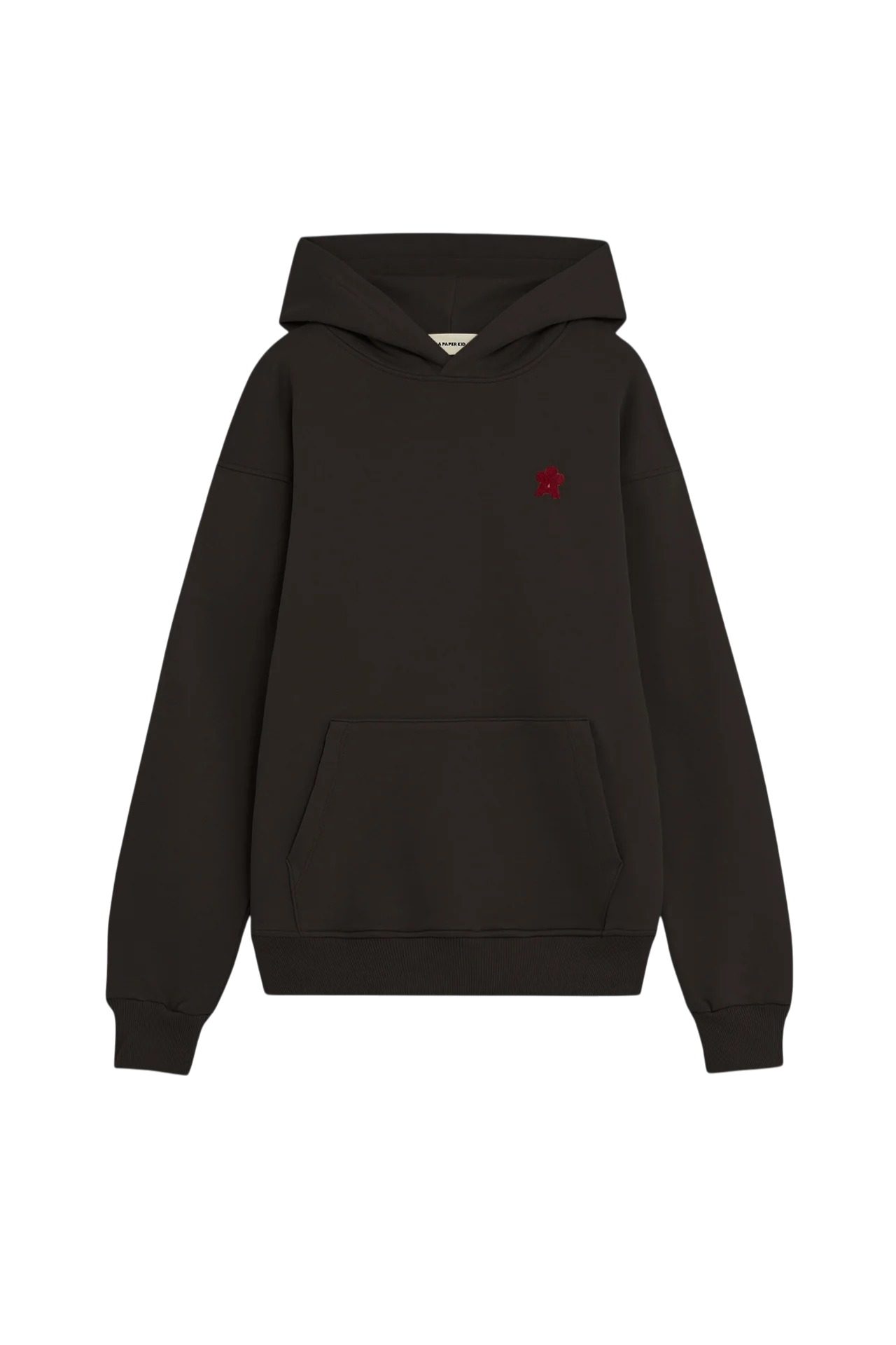A PAPER KID Felpa con Cappuccio Black