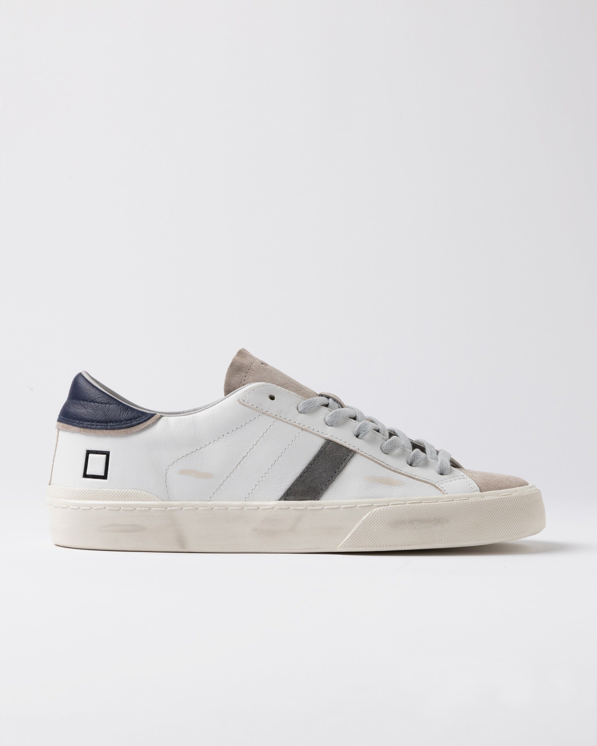 DATE HILL LOW SCRATCH Bianco Blu