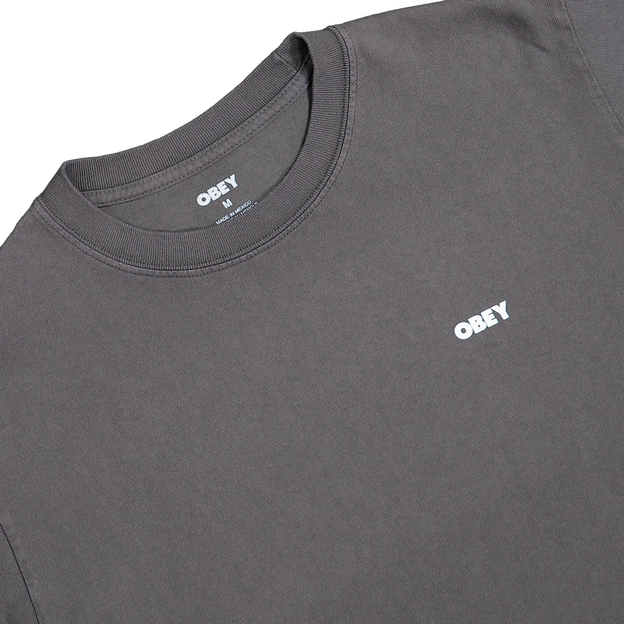 OBEY T-Shirt Bold Icon Face Pigment Dusty Black