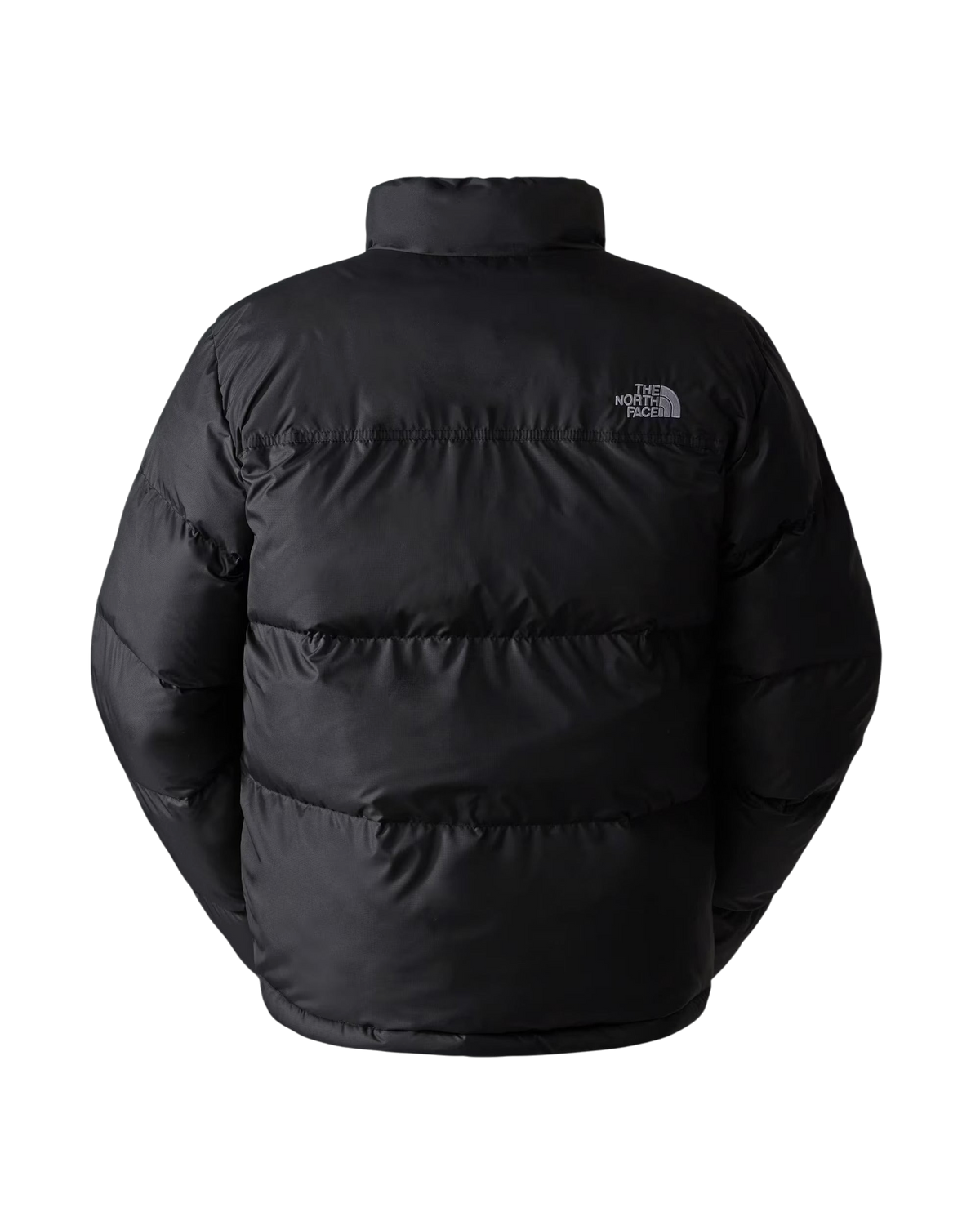 Giacca imbottita Blaze Shop The North Face Saikuru nera con logo ricamato sulla spalla, vista posteriore