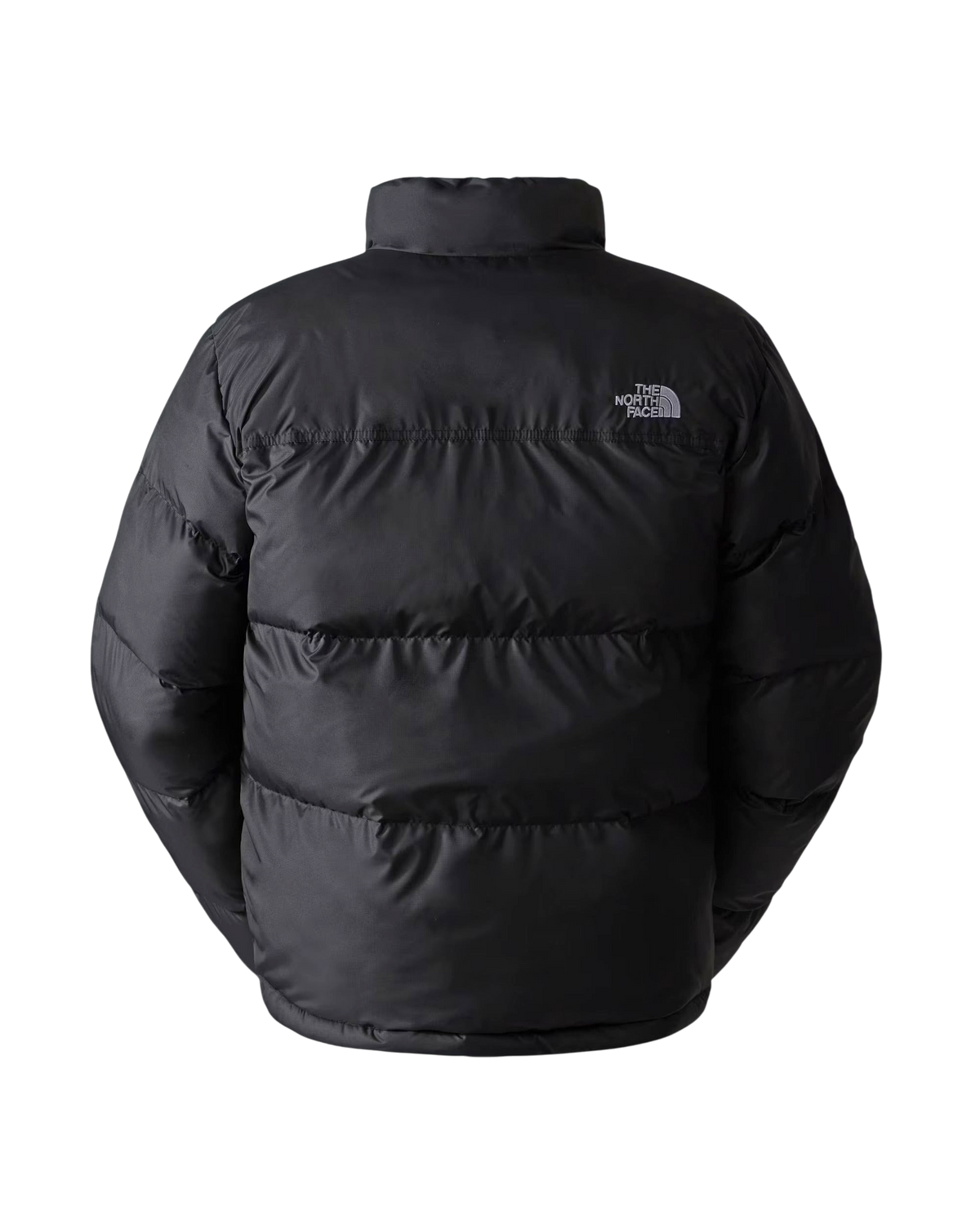 Giacca imbottita Blaze Shop The North Face Saikuru nera con logo ricamato sulla spalla, vista posteriore