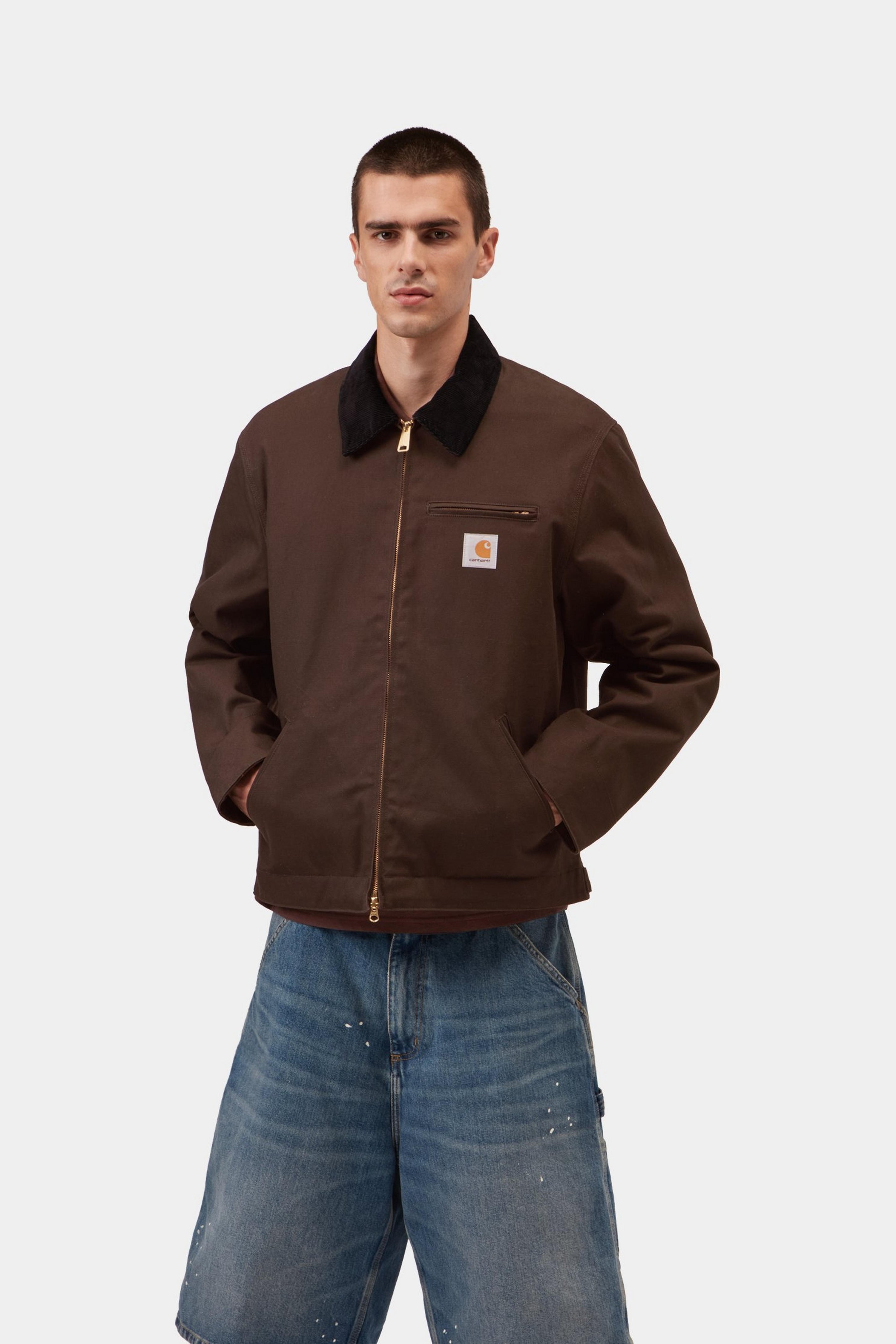 CARHARTT WIP Detroit Jacket (Winter) Tobacco / Black, Rigid