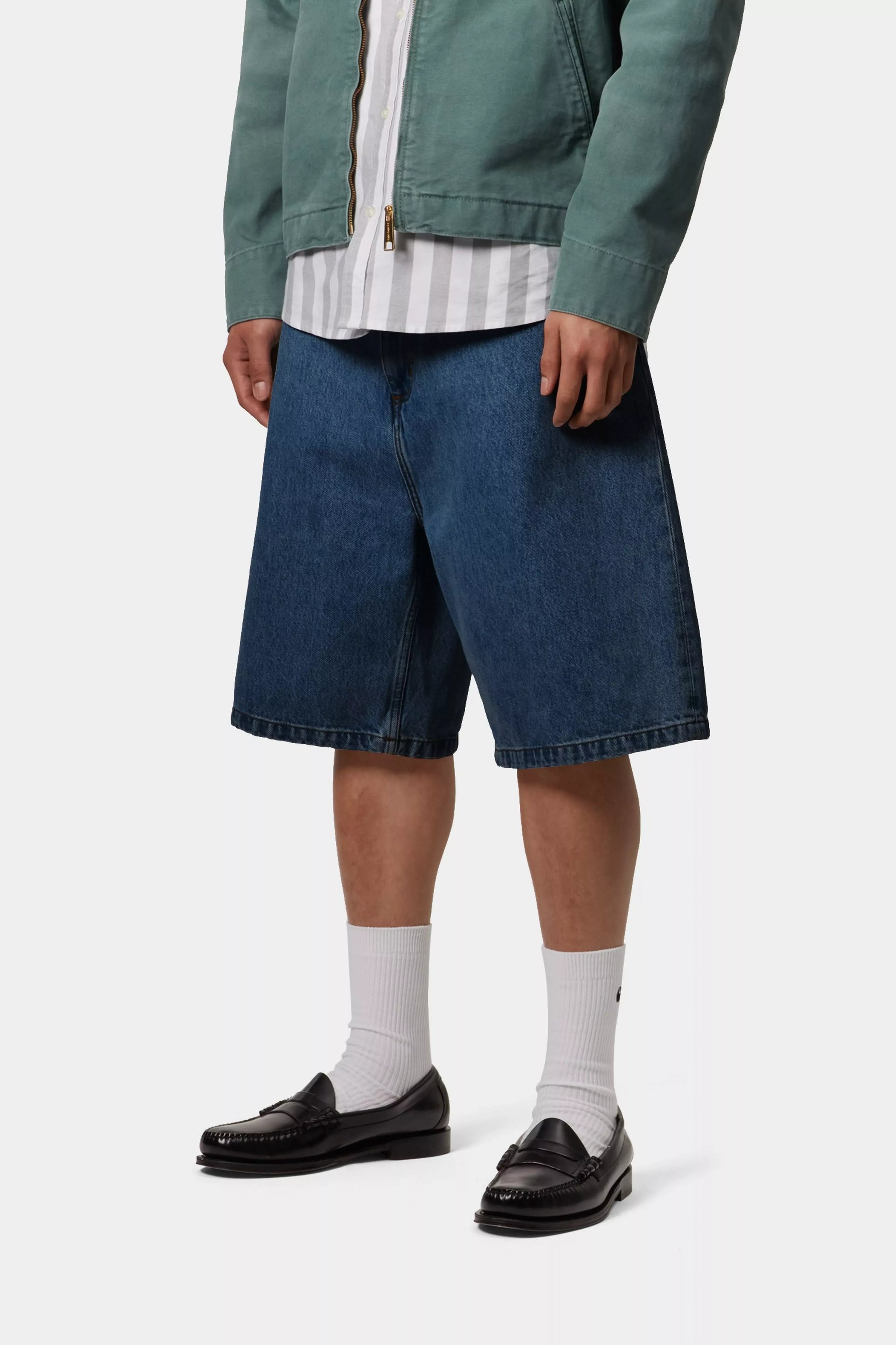 CARHARTT WIP Brandon Short Blue Stone washed