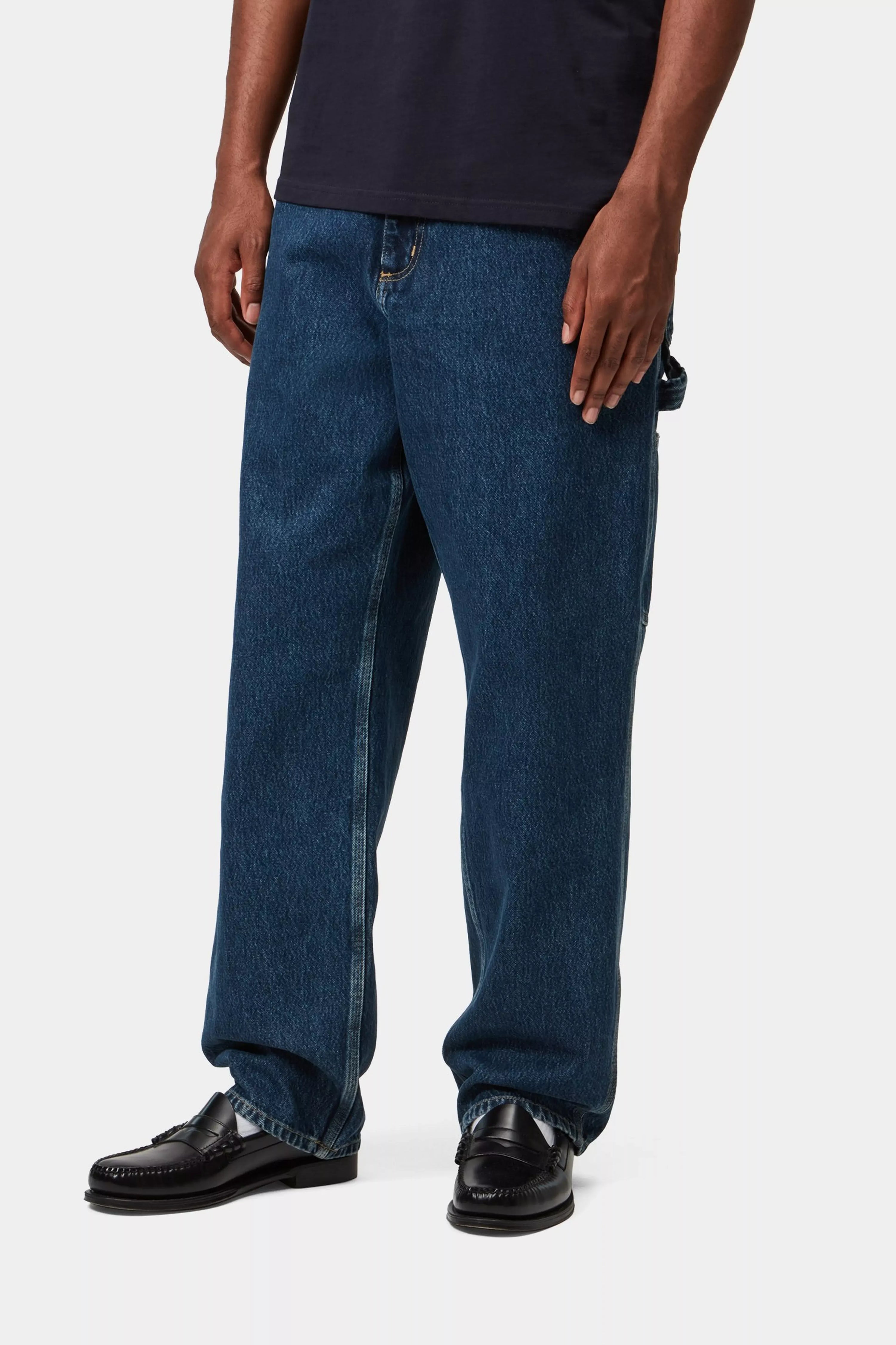 CARHARTT WIP Single Knee Pant Blue Stone washed