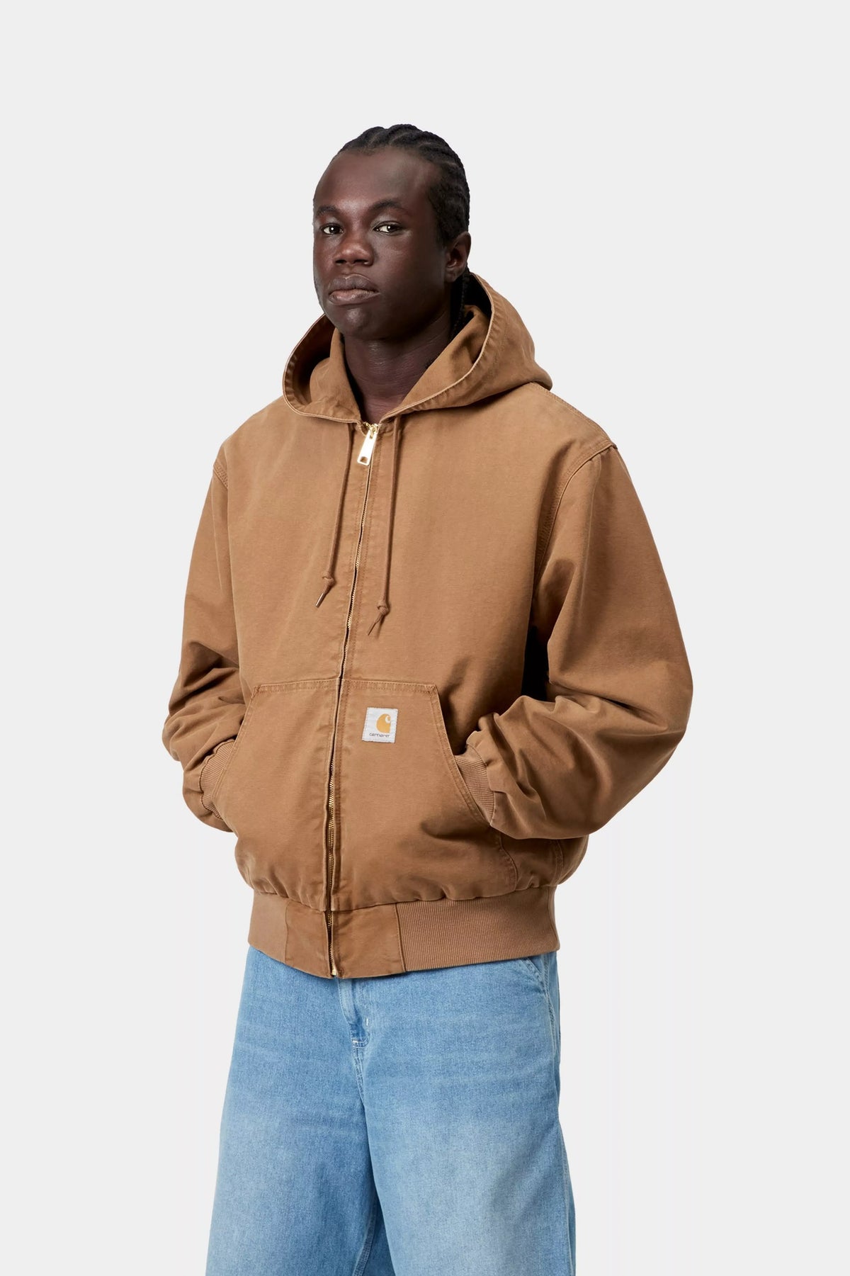 CARHARTT WIP OG Active Jacket Hamilton Brown, Stone canvas