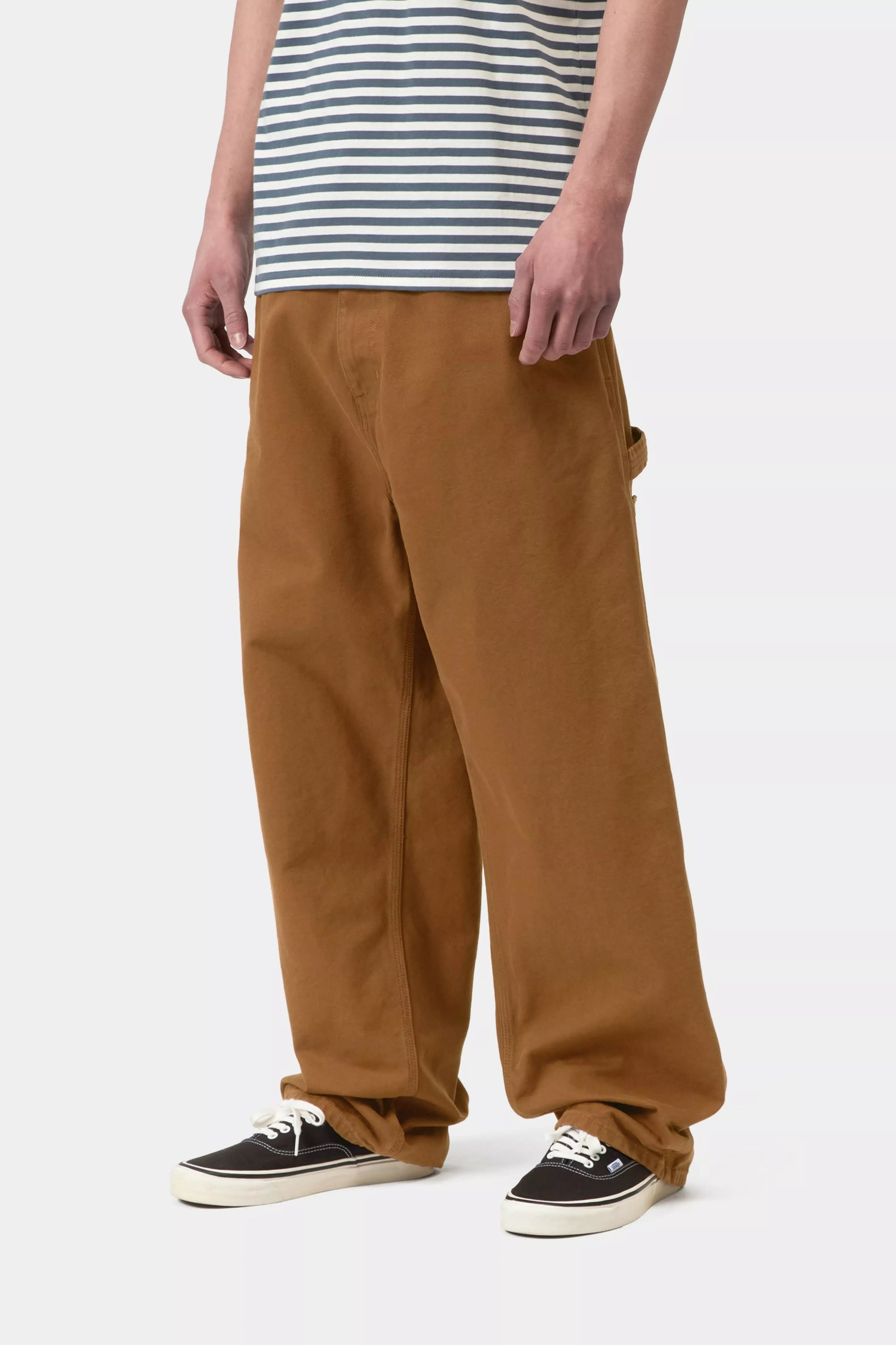 CARHARTT WIP OG Single Knee Pant Hamilton Brown, Stone washed