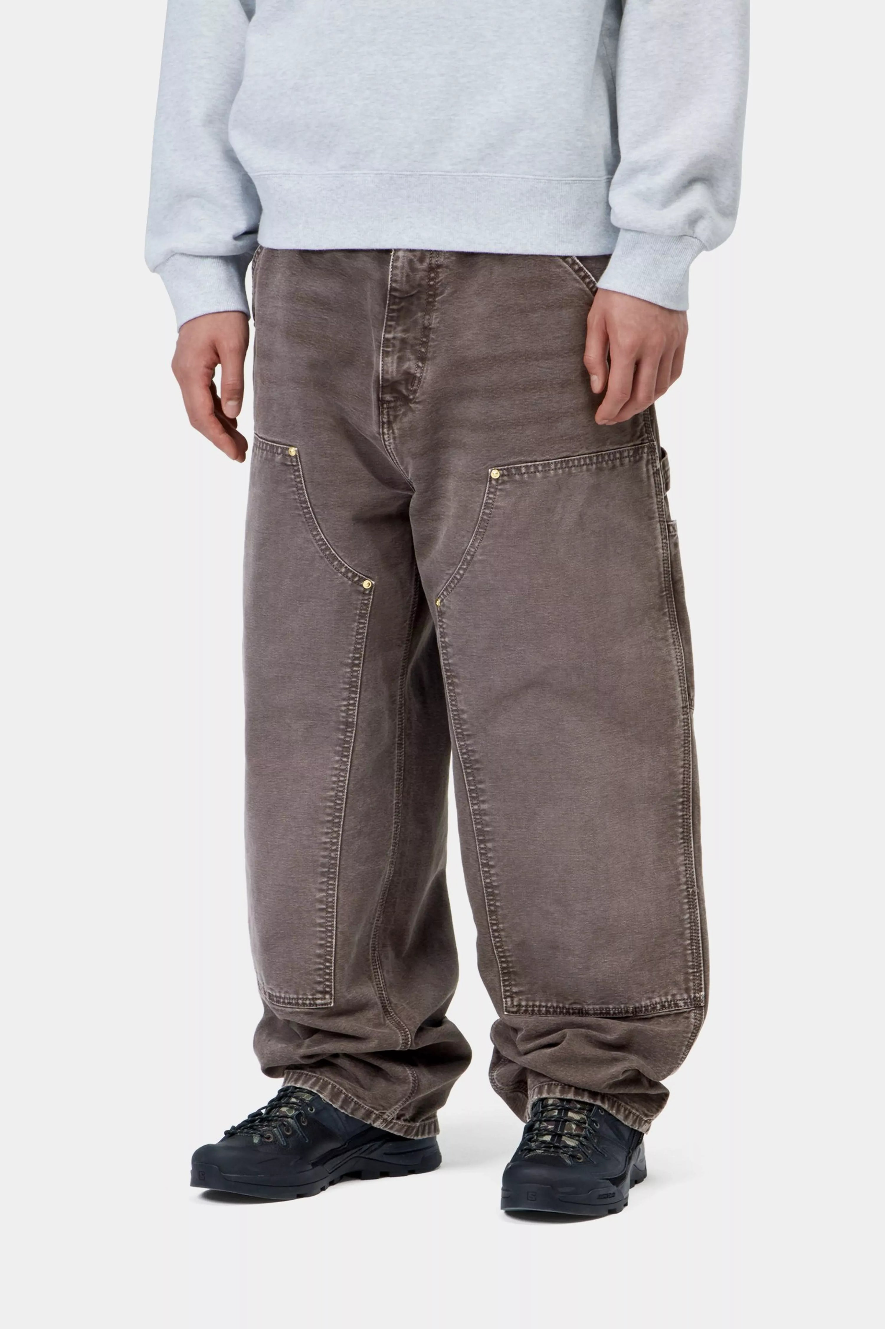 CARHARTT WIP OG Double Knee Pant Tobacco, Destroy wash