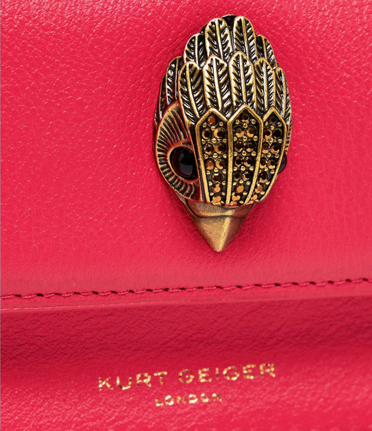 KURT GEIGER Small Sloane Soft Fucsia