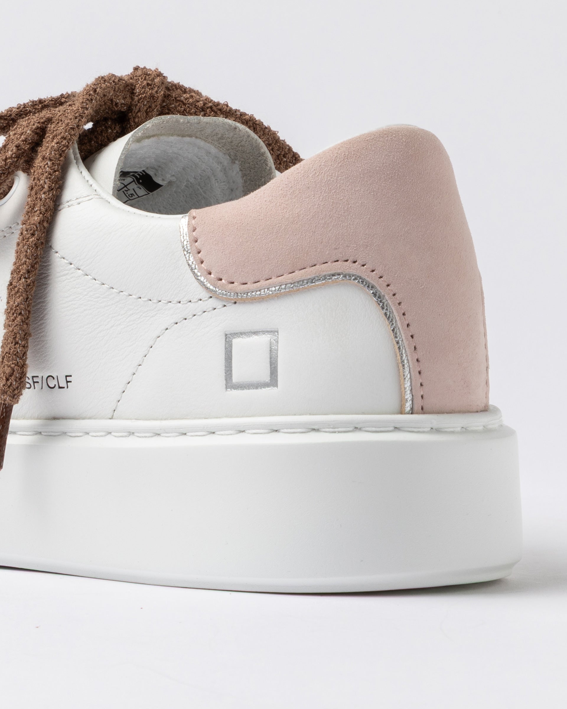 D.A.T.E. SFERA CALF White Pink