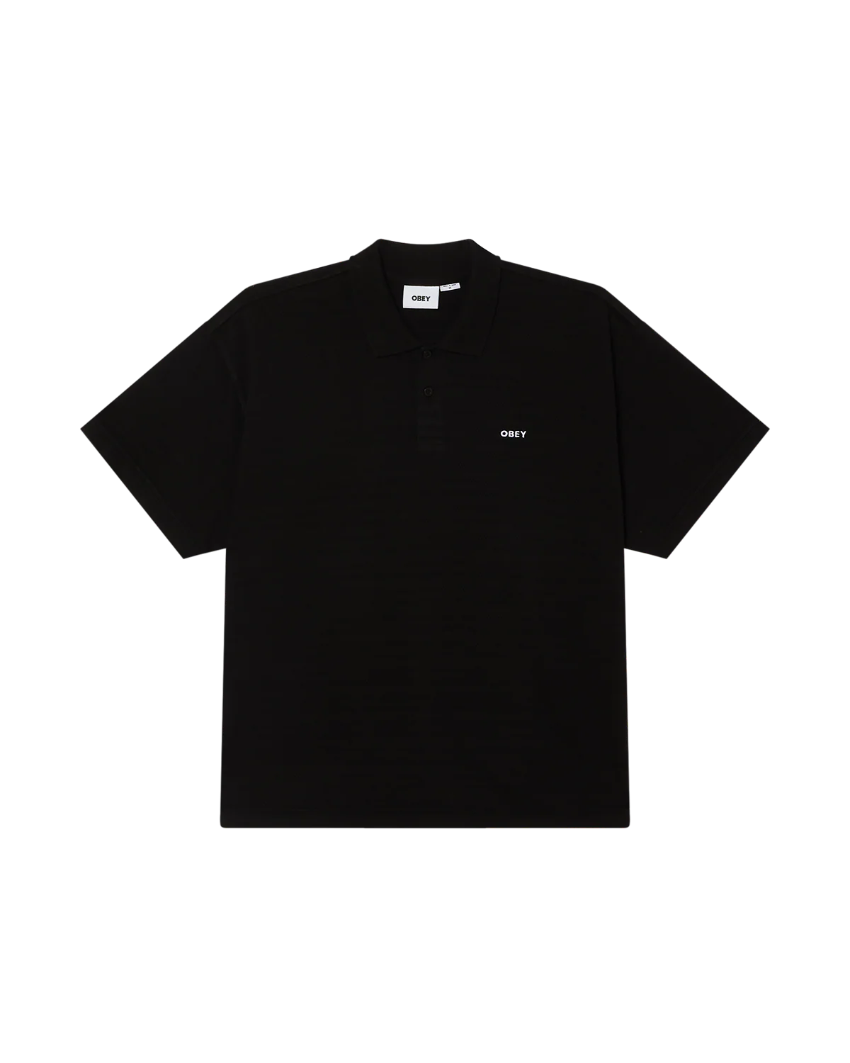 OBEY T-Shirt Bold Polo Pigment Black