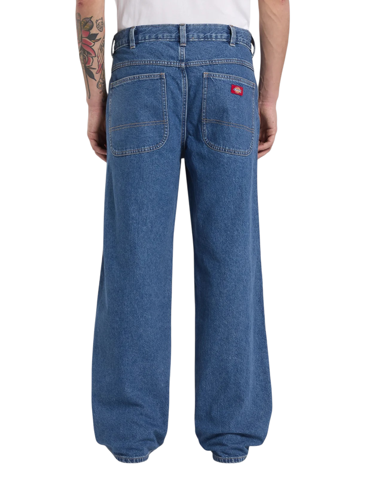 DICKIES Jeans dritti da lavoro 958 baggy blu classico