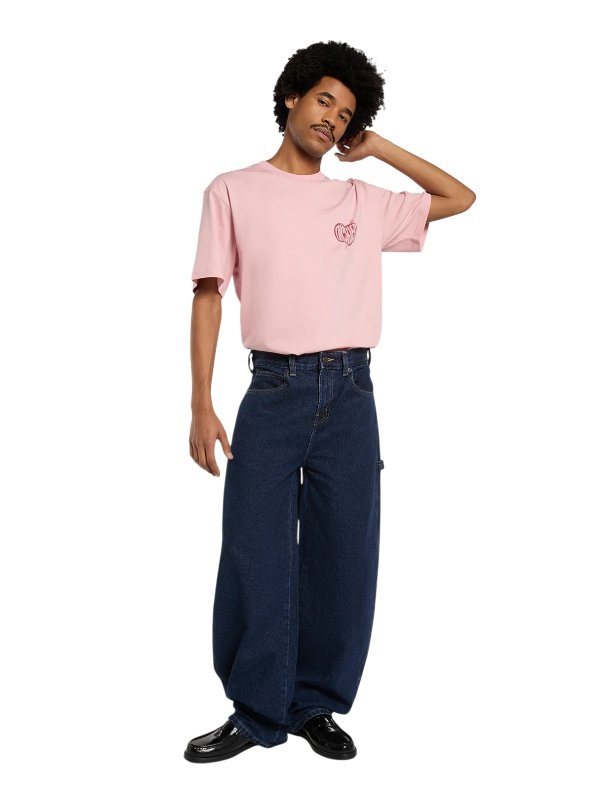 DICKIES Jeans carpenter 998 baggy barrel Indaco Scuro