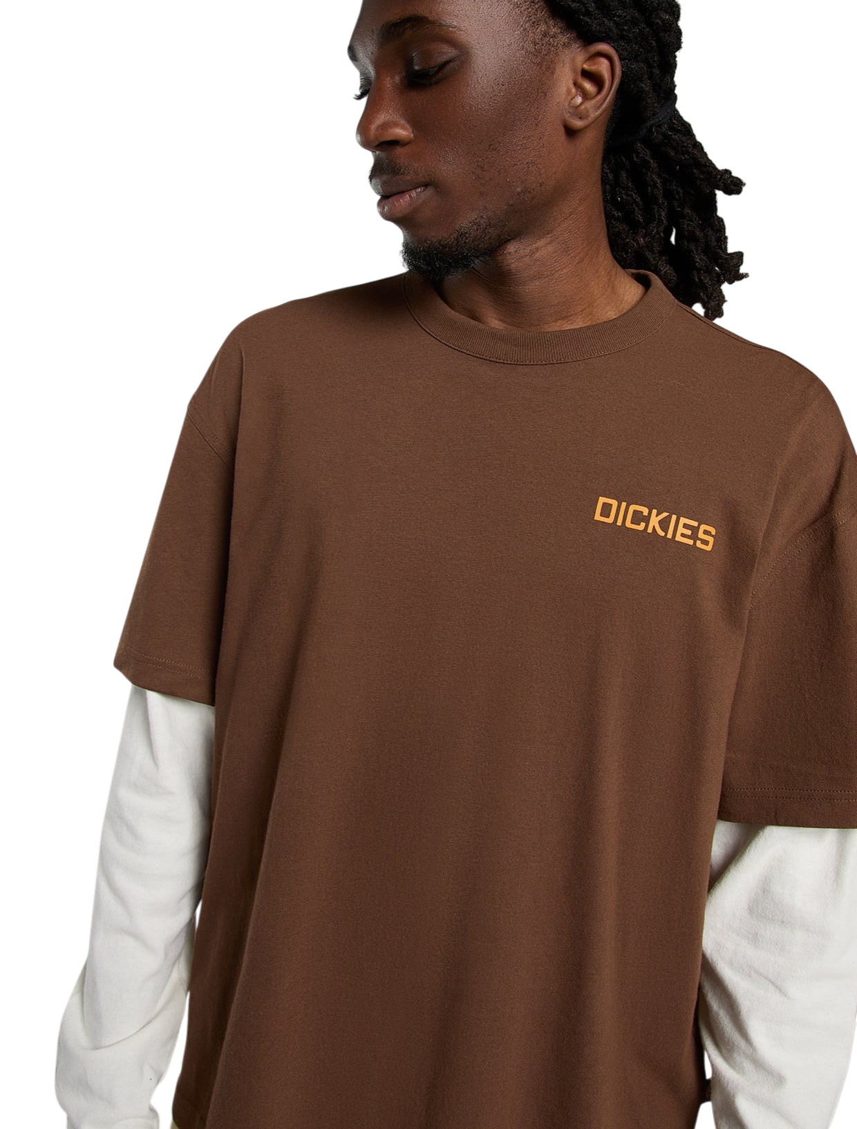 DICKIES T-shirt leggera Payson 2-in-1  Marrone legno