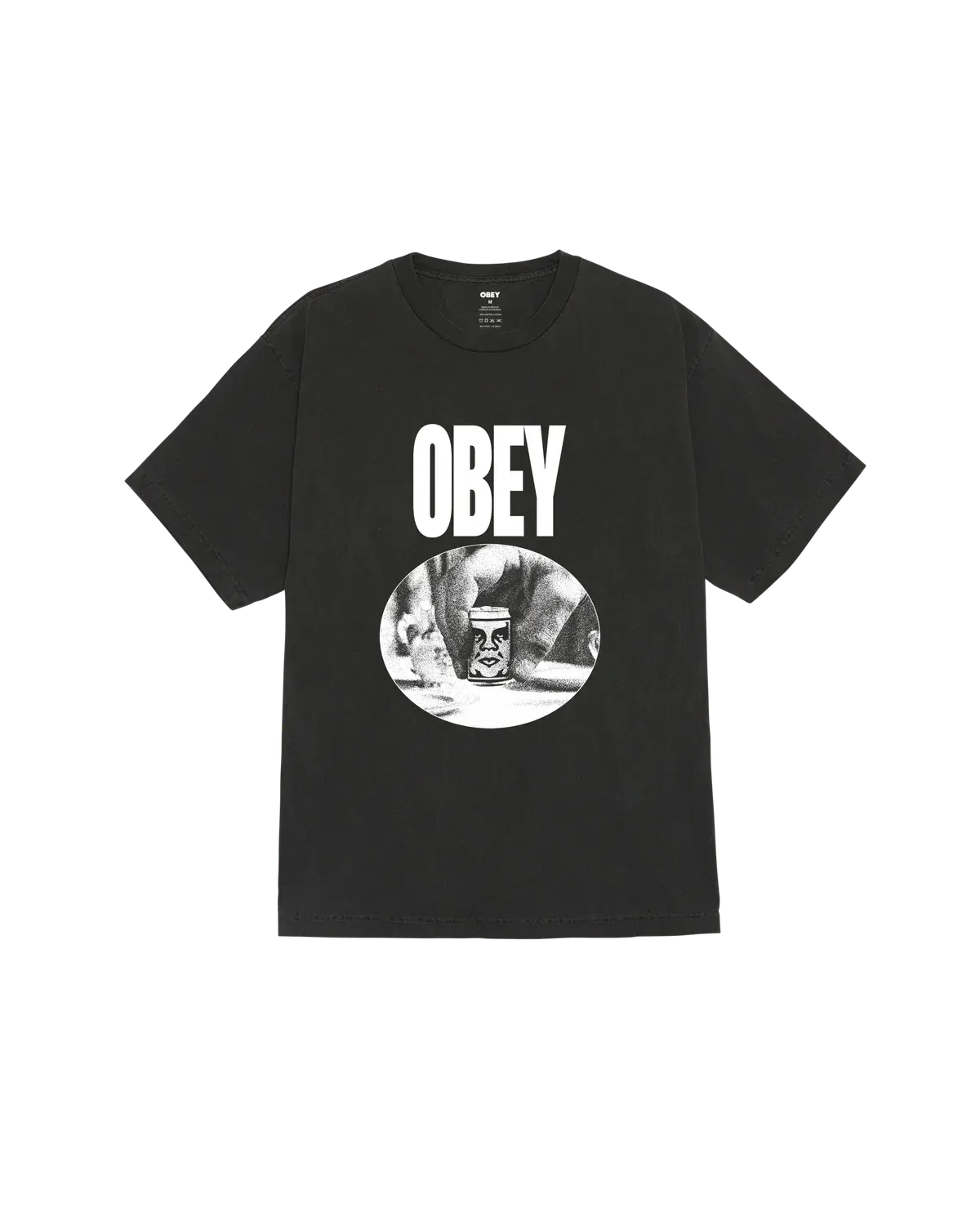 OBEY T-Shirt Can Pigment Dusty Black