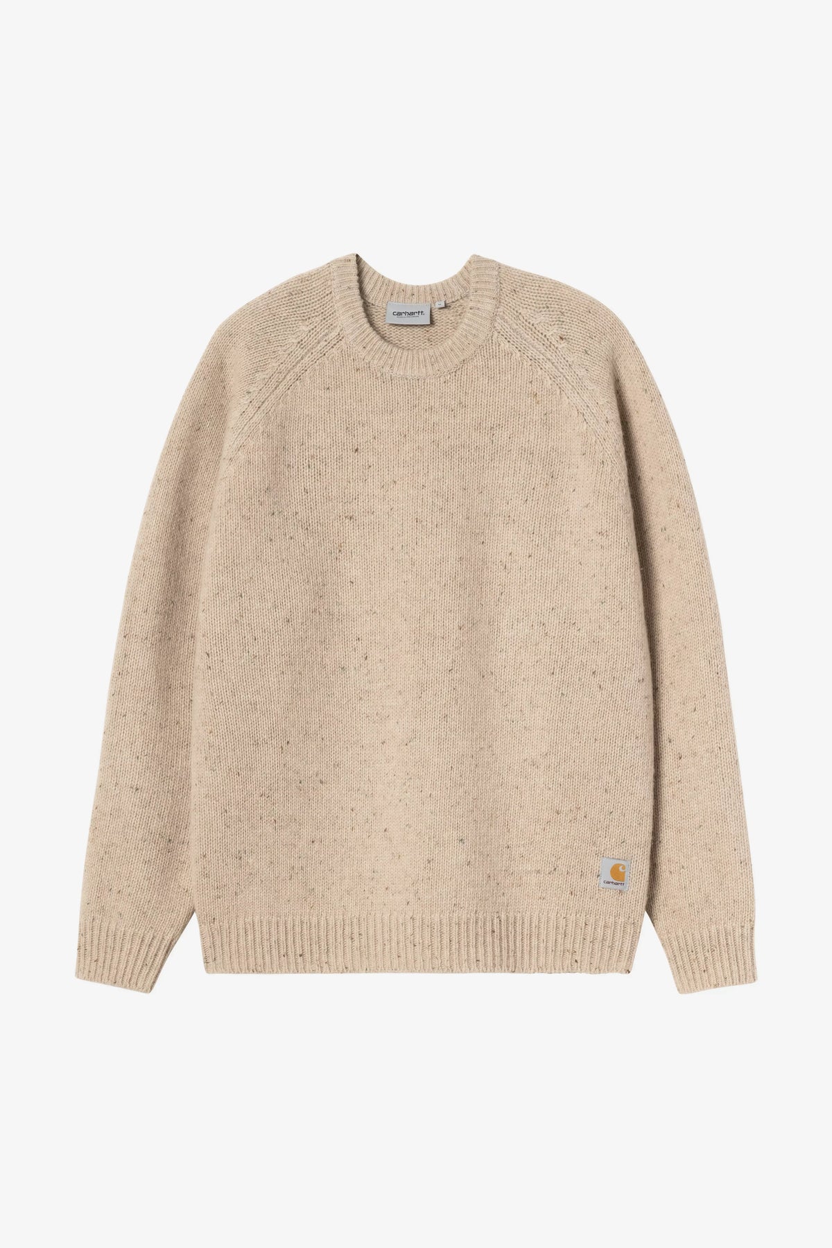 CARHARTT WIP Anglistic Sweater Speckled Fleur de Sel