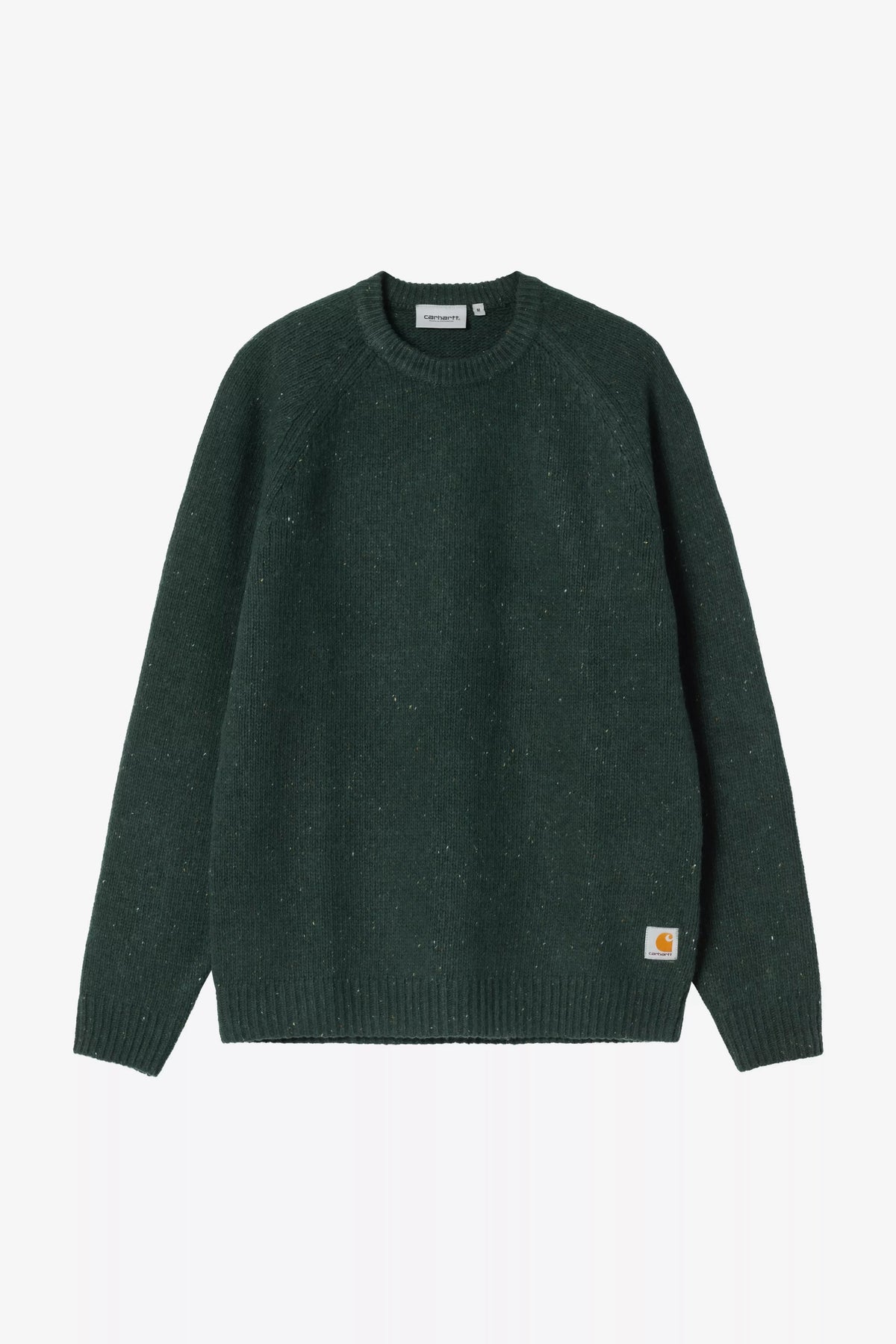 CARHARTT WIP Anglistic Sweater Speckled Dark Scarab