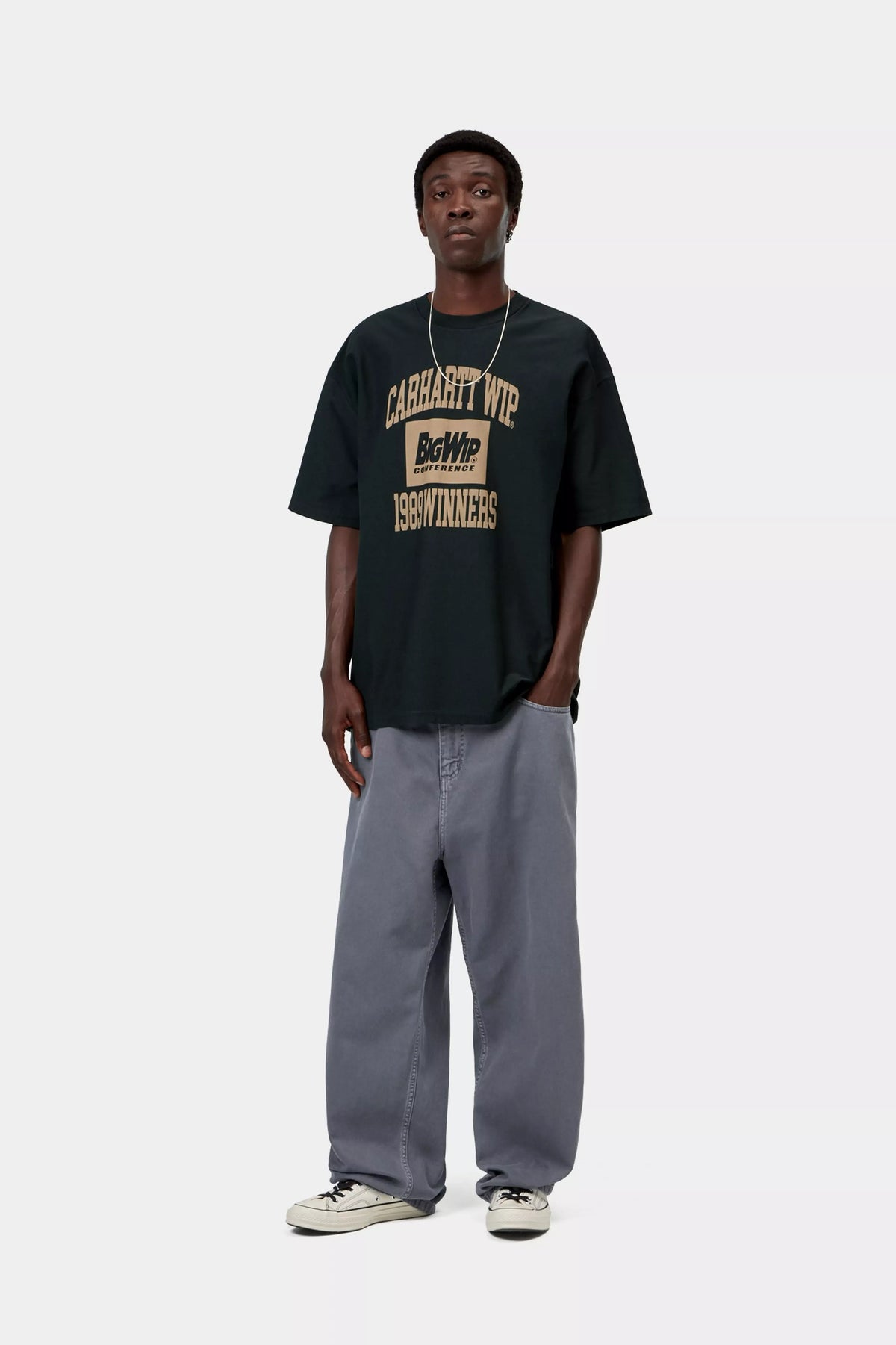 CARHARTT WIP Brandon Pant Styx, Stone dyed